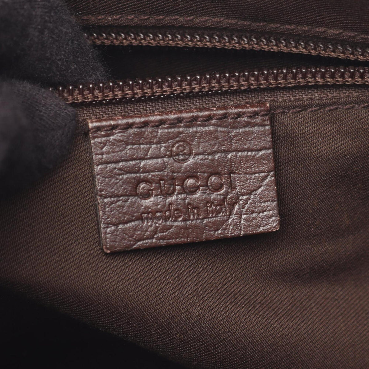 Gucci Beige Brown Gg Supreme Leather Handbag Shoulder Bag (Pre-Owned)