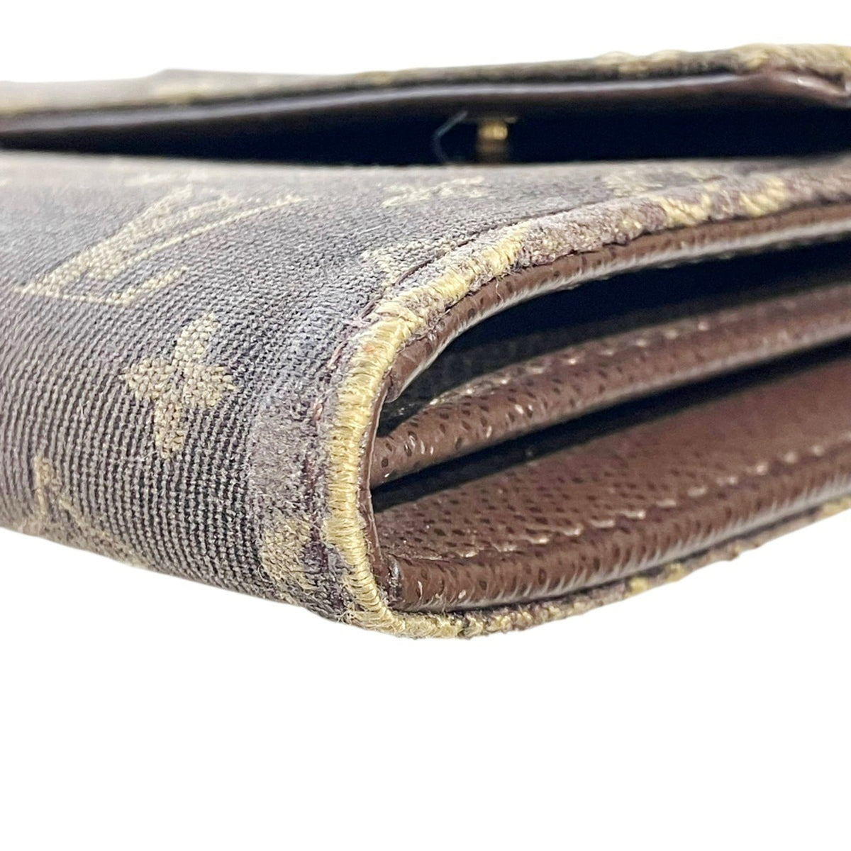 Louis Vuitton Ebene Galle Canvas Coin Purse/Coin Case (Pre-Owned)