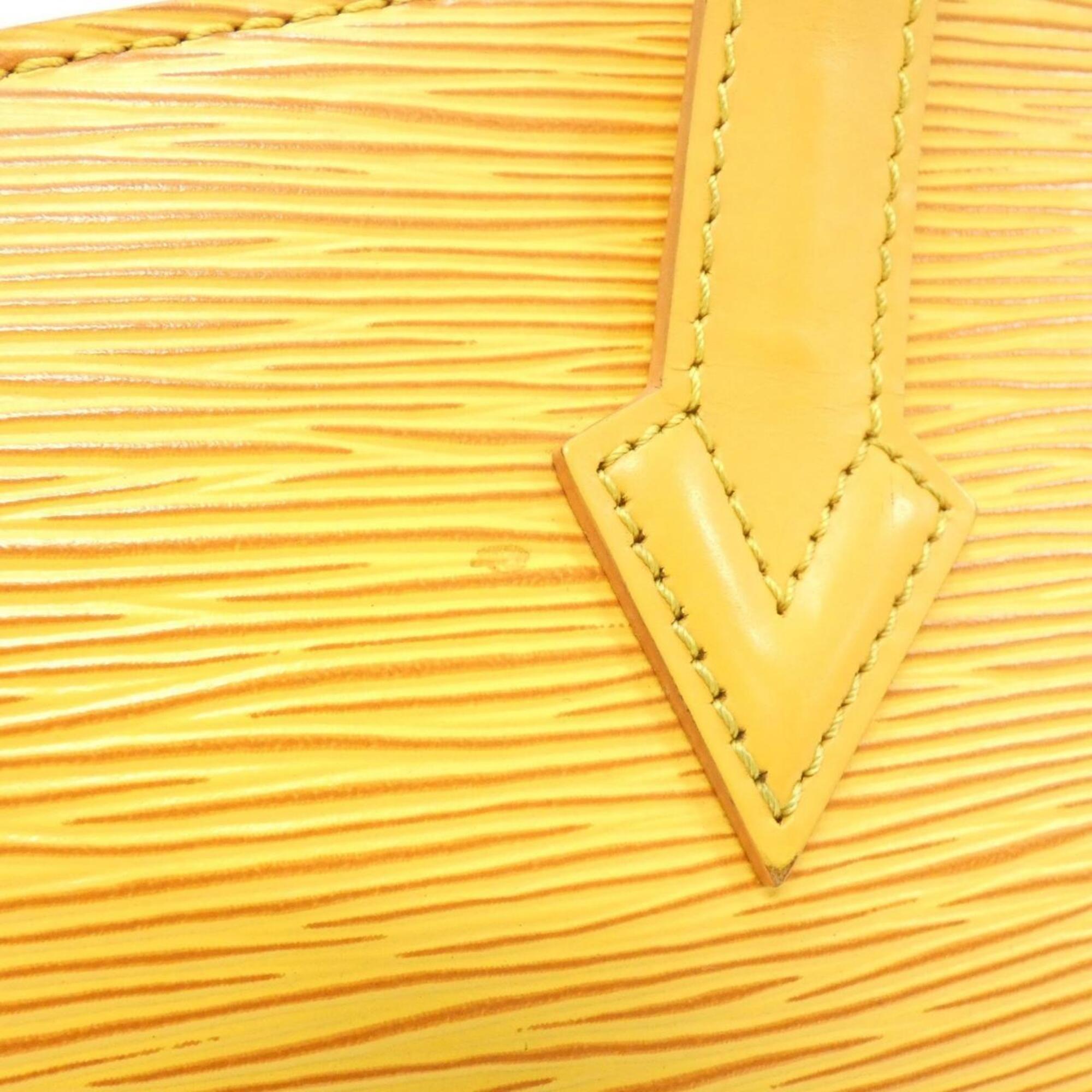 Louis Vuitton Yellow Leather Handbag (Pre-Owned)