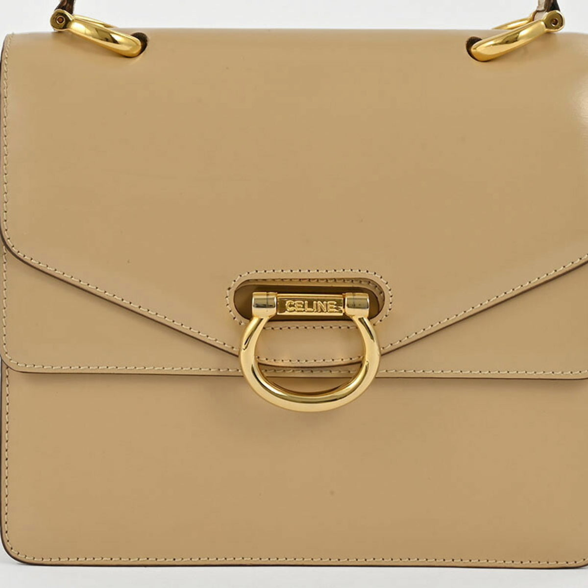 Celine Beige Leather Handbag (Pre-Owned)