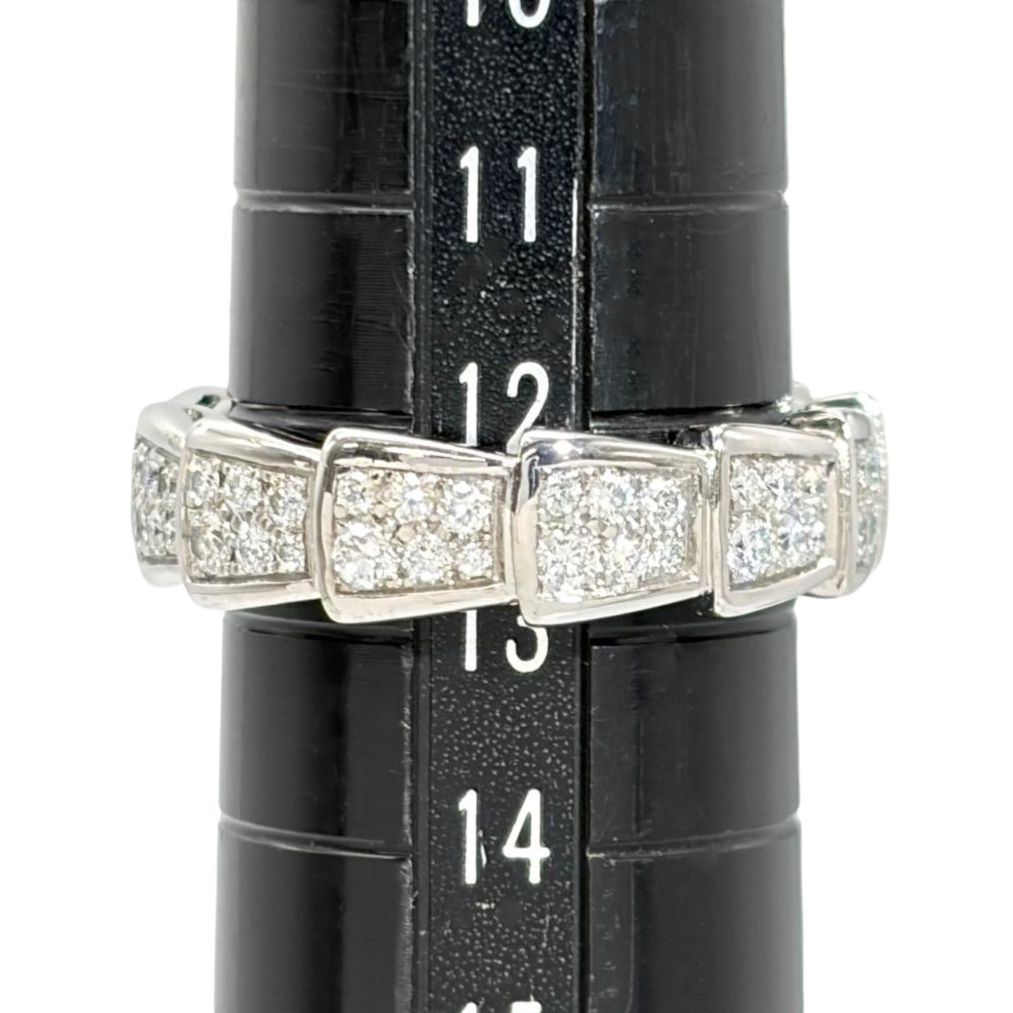Bvlgari Serpenti White Gold (18K) Band Ring (Pre-Owned)