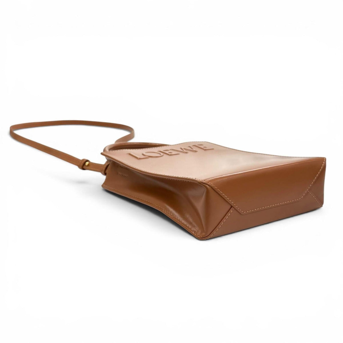 Loewe Leather Shoulder Bag Tote Bag (Pre-Owned)