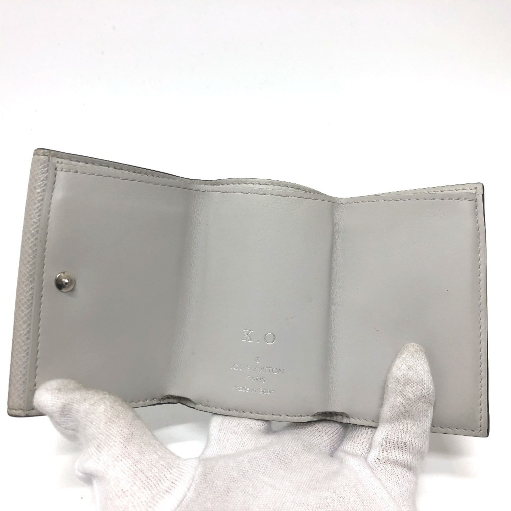 Louis Vuitton Monogram White Monogram Wallet (Tri-Fold) (Pre-Owned)