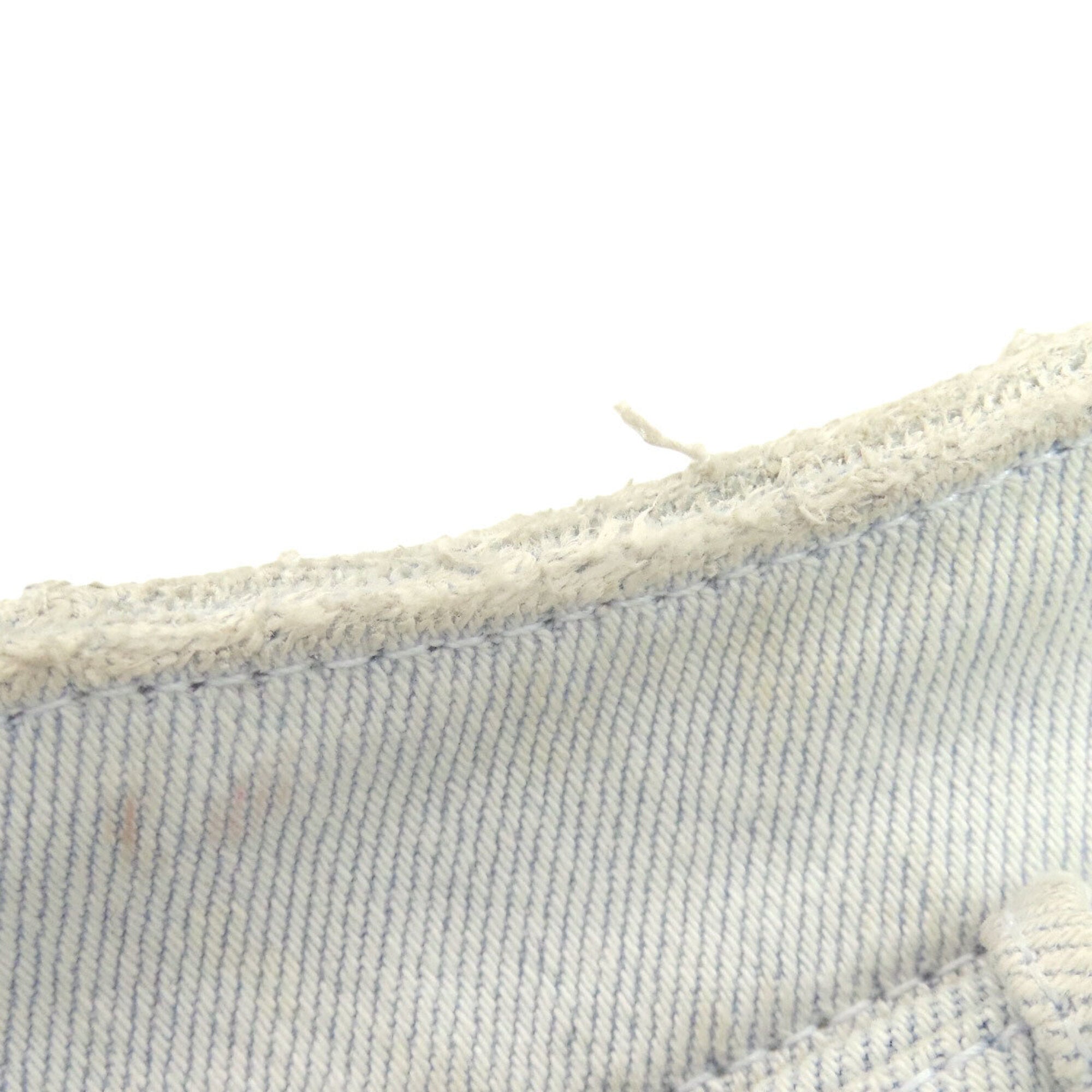 Balenciaga Light Blue Denim Handbag Pouch (Pre-Owned)