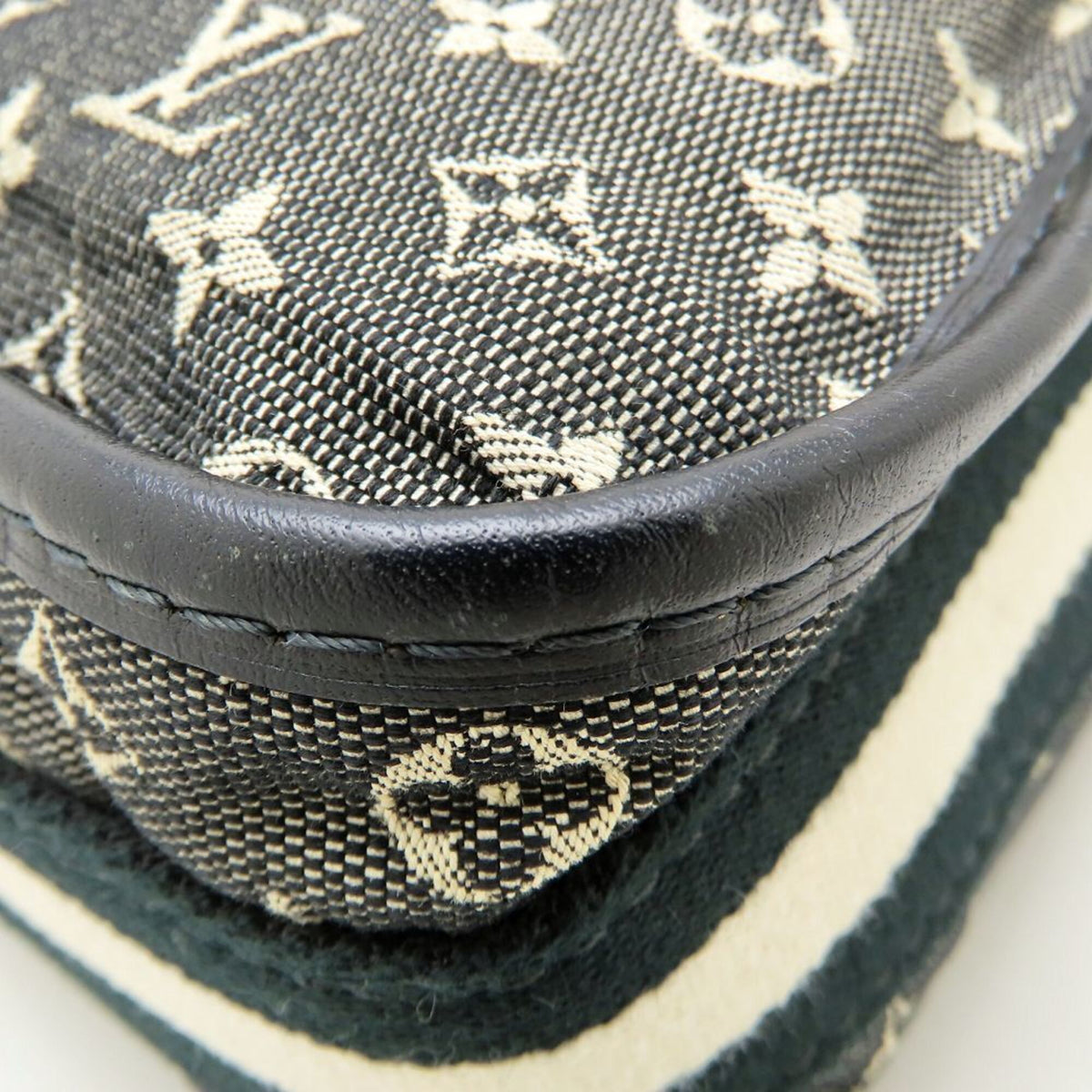 Louis Vuitton Noir Monogram Mini Canvas Leather Shoulder Bag (Pre-Owned)