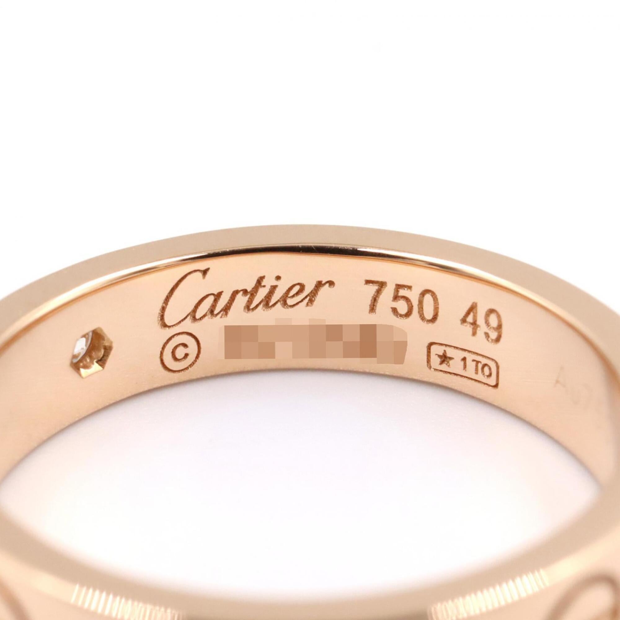 Cartier Gold Clear Pink Gold (18K) Band Ring (Pre-Owned)