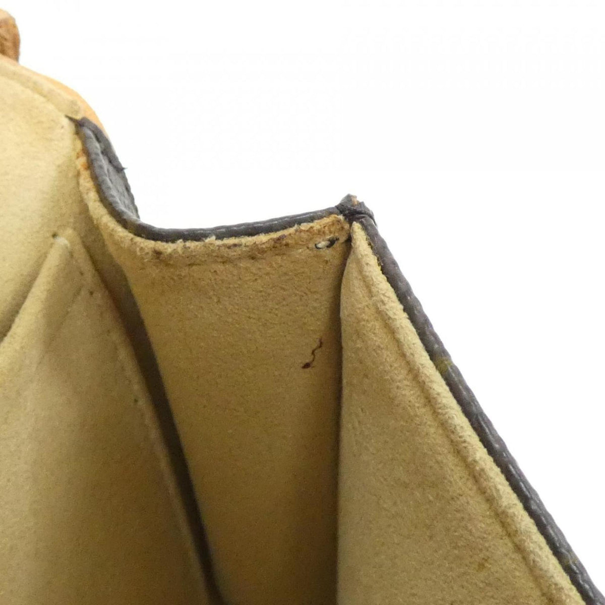 Louis Vuitton Brown Coated Canvas Pochette Shoulder Bag (Pre-Owned)