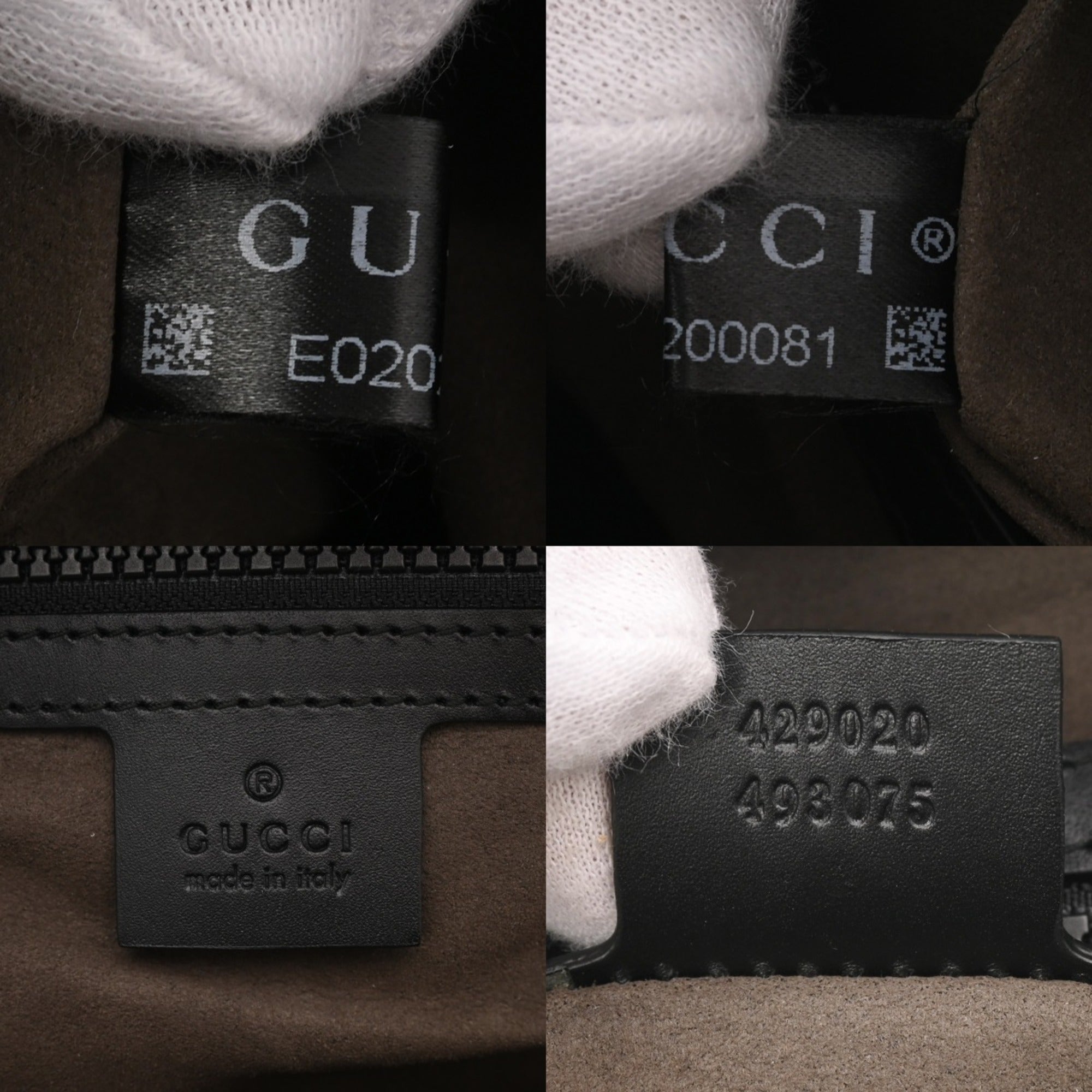 Gucci Beige Gg Supreme Leather Backpack (Pre-Owned)