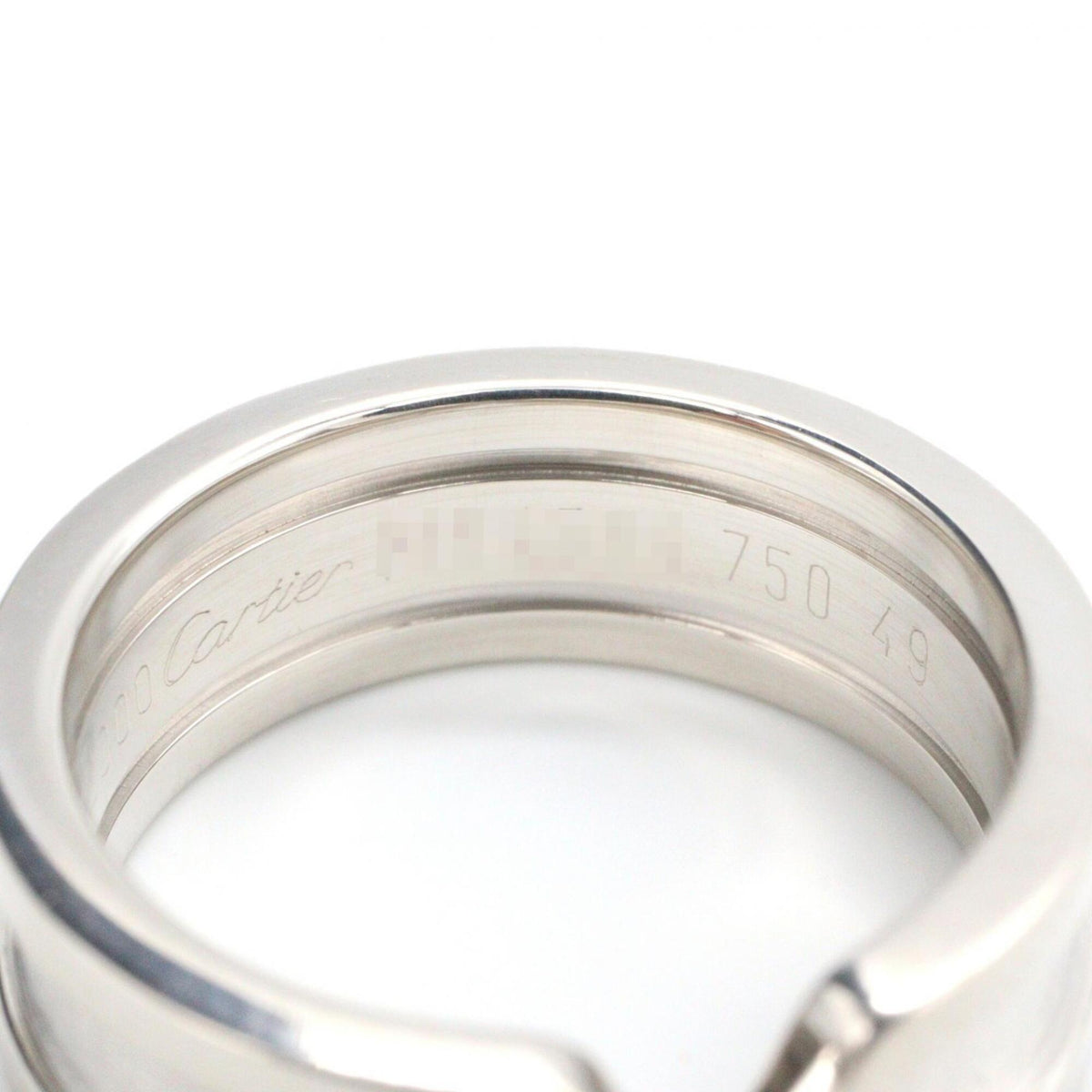 Cartier White Gold White Gold (18K) Band Ring (Pre-Owned)