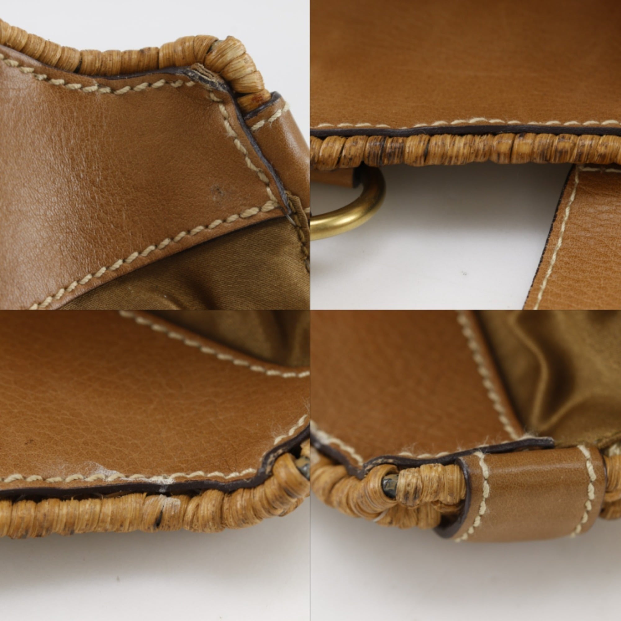 Salvatore Ferragamo Beige Cotton Tote Bag (Pre-Owned)