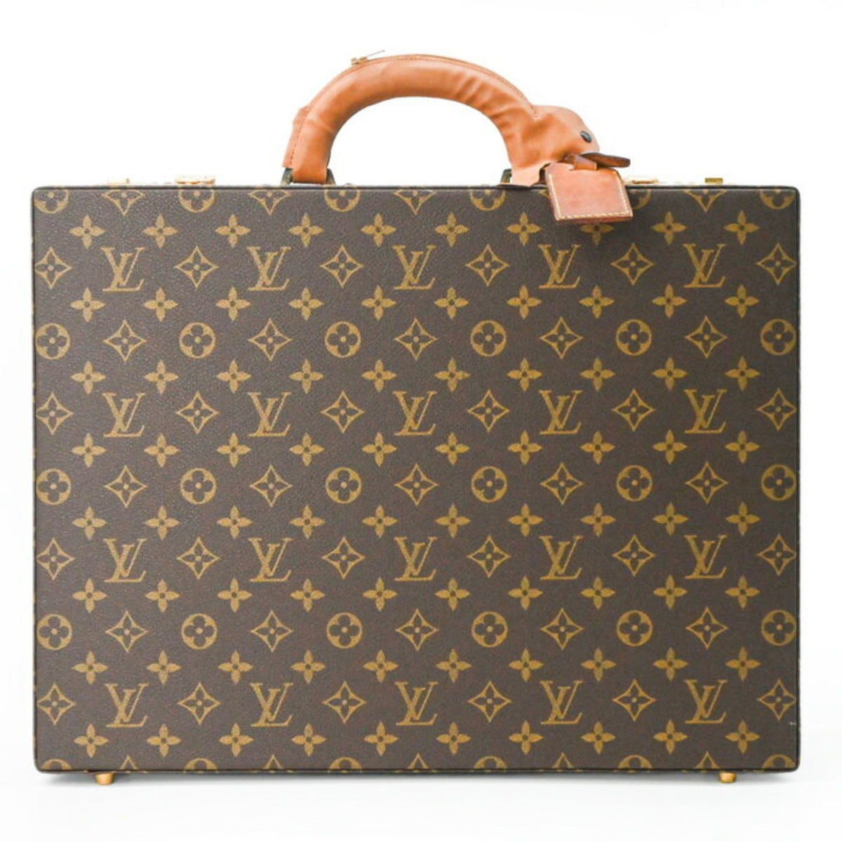 Louis Vuitton Brown Monogram Leather Attaché Case (Pre-Owned)
