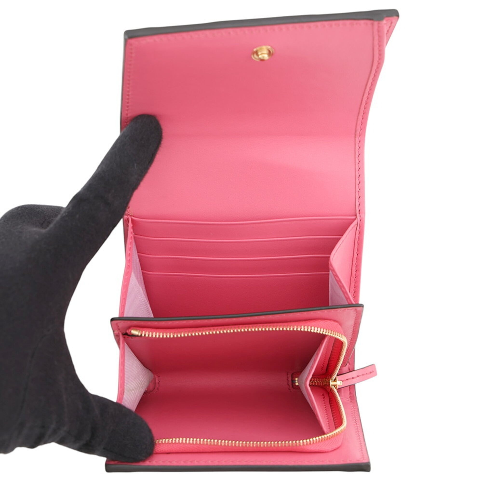 Gucci Pink Leather Wallet (Bi-Fold) (Pre-Owned)