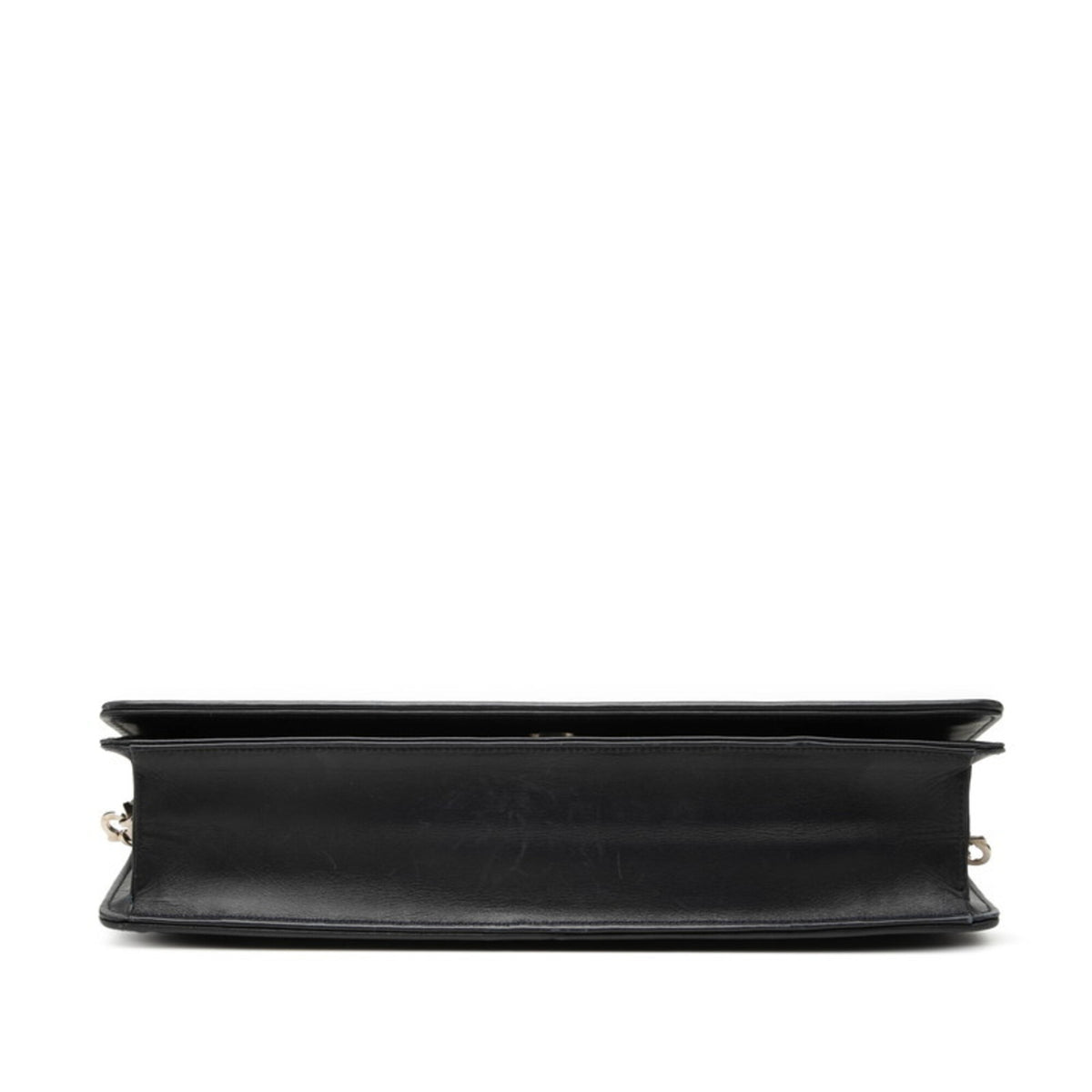 Salvatore Ferragamo Navy Leather Shoulder Bag (Pre-Owned)