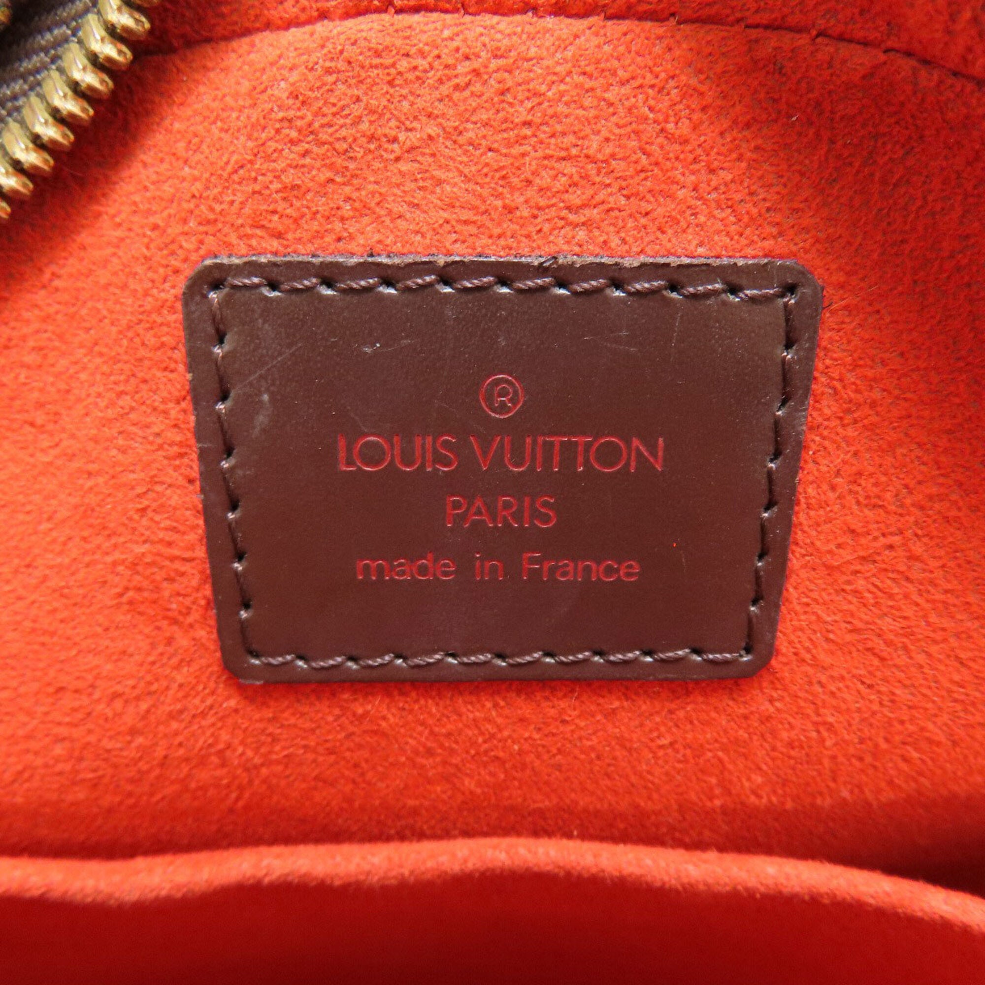 Louis Vuitton Damier Canvas Ebene Damier Canvas Shoulder Bag (Pre-Owned)