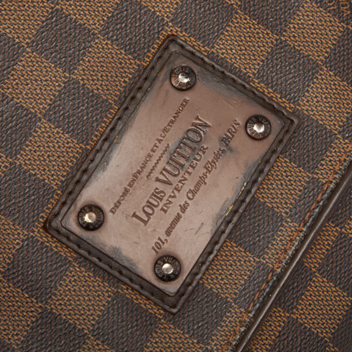 Louis Vuitton Brown Pvc Leather Shoulder Bag (Pre-Owned)