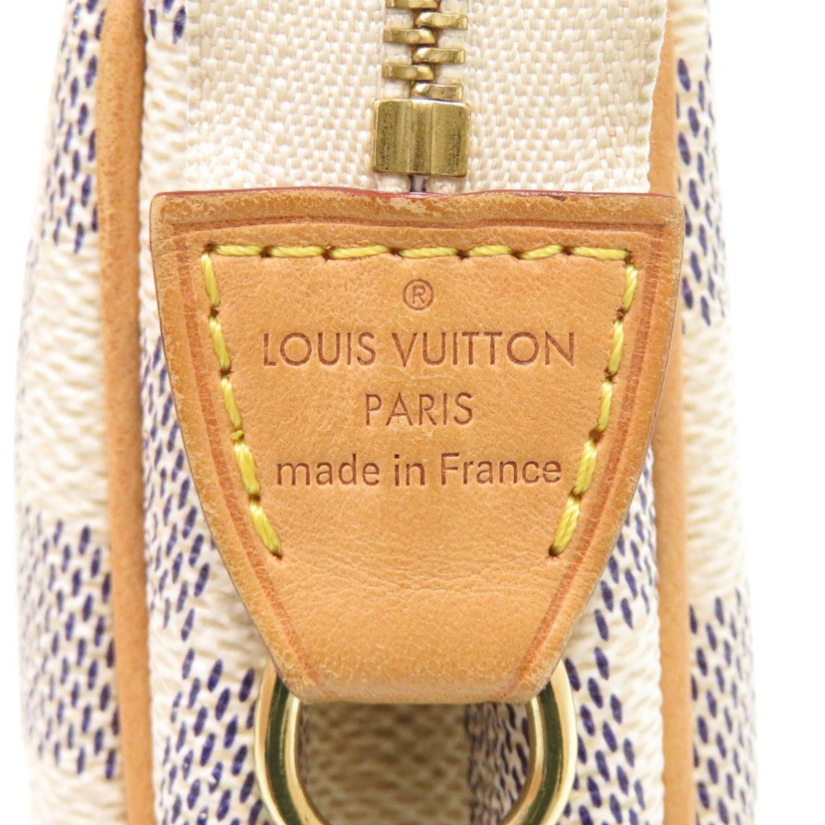 Louis Vuitton White Damier Azur Shoulder Bag (Pre-Owned)