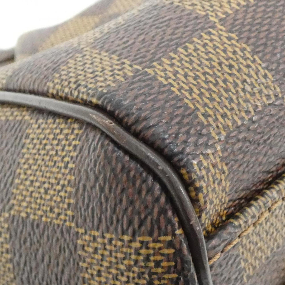Louis Vuitton Brown Coated Canvas Handbag (Pre-Owned)