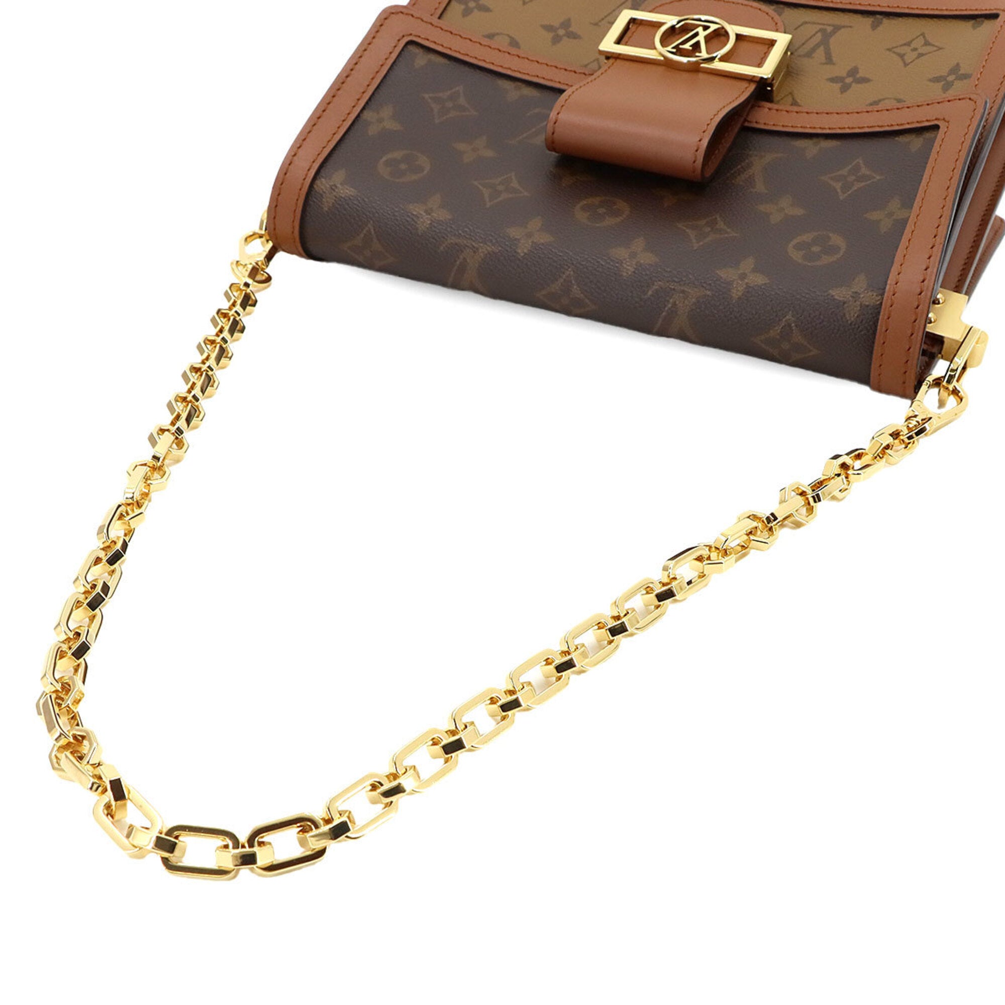 Louis Vuitton Brown Monogram Reverse Monogram Reverse Monogram Handbag Shoulder Bag (Pre-Owned)