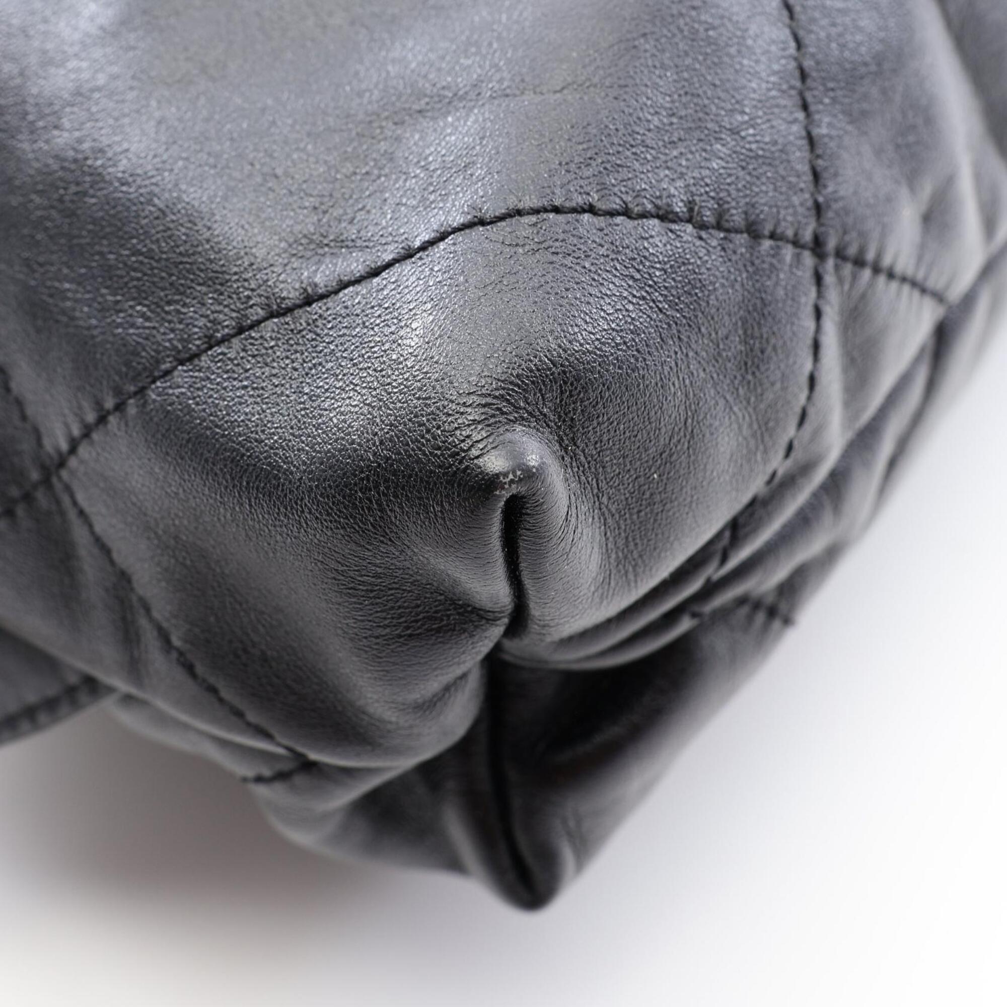 Chanel Black Leather Backpack (Pre-Owned)