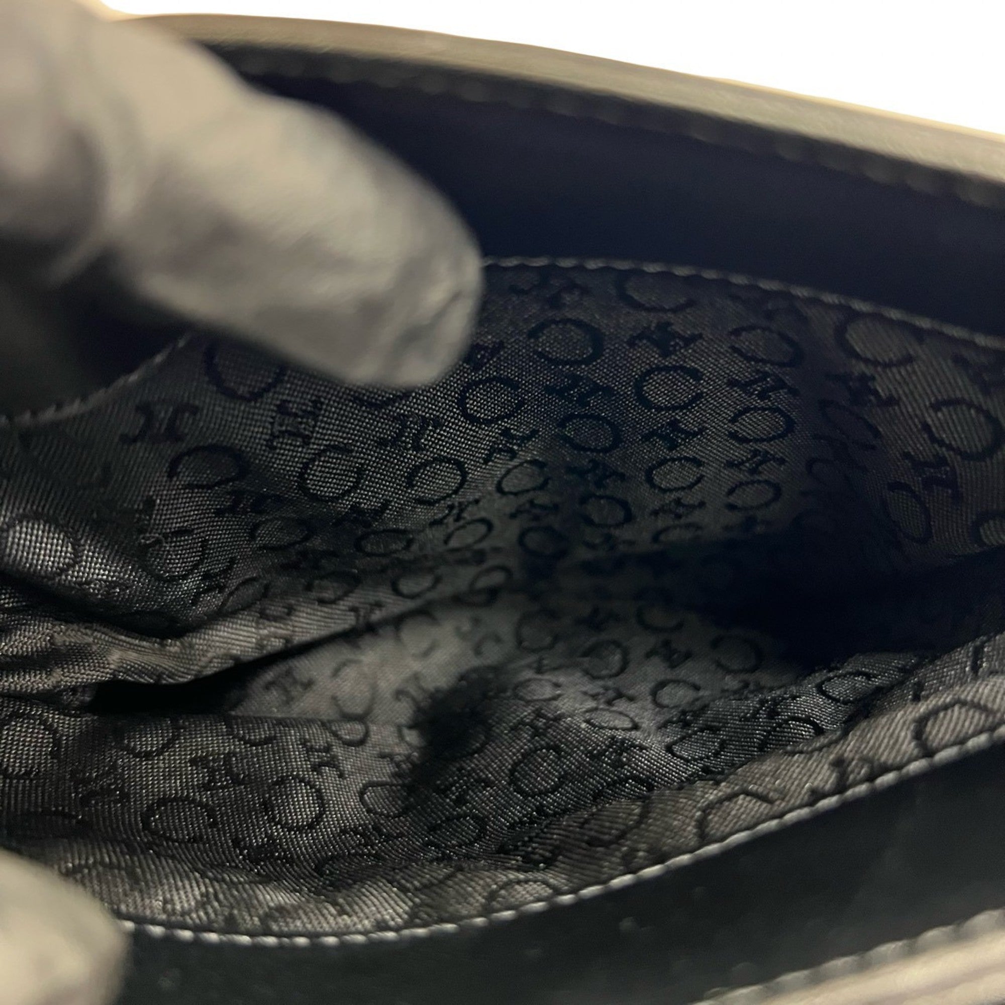 Celine Black Leather Handbag Tote Bag (Pre-Owned)