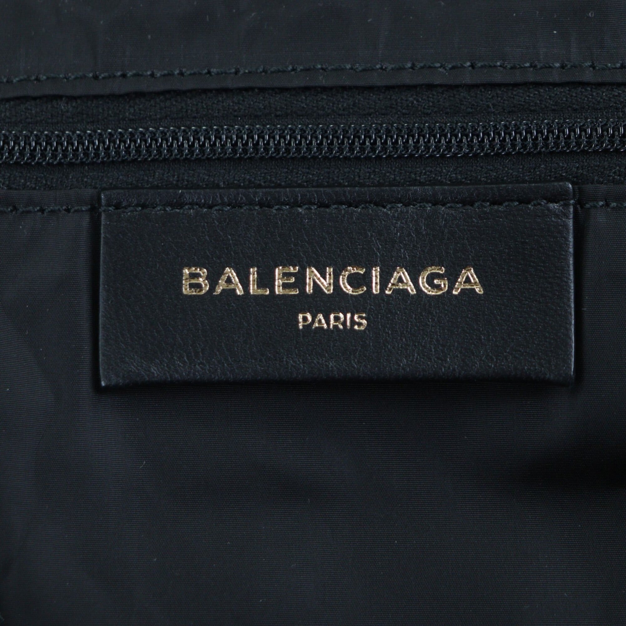 Balenciaga Black Red Color Nylon Boston Bag (Pre-Owned)