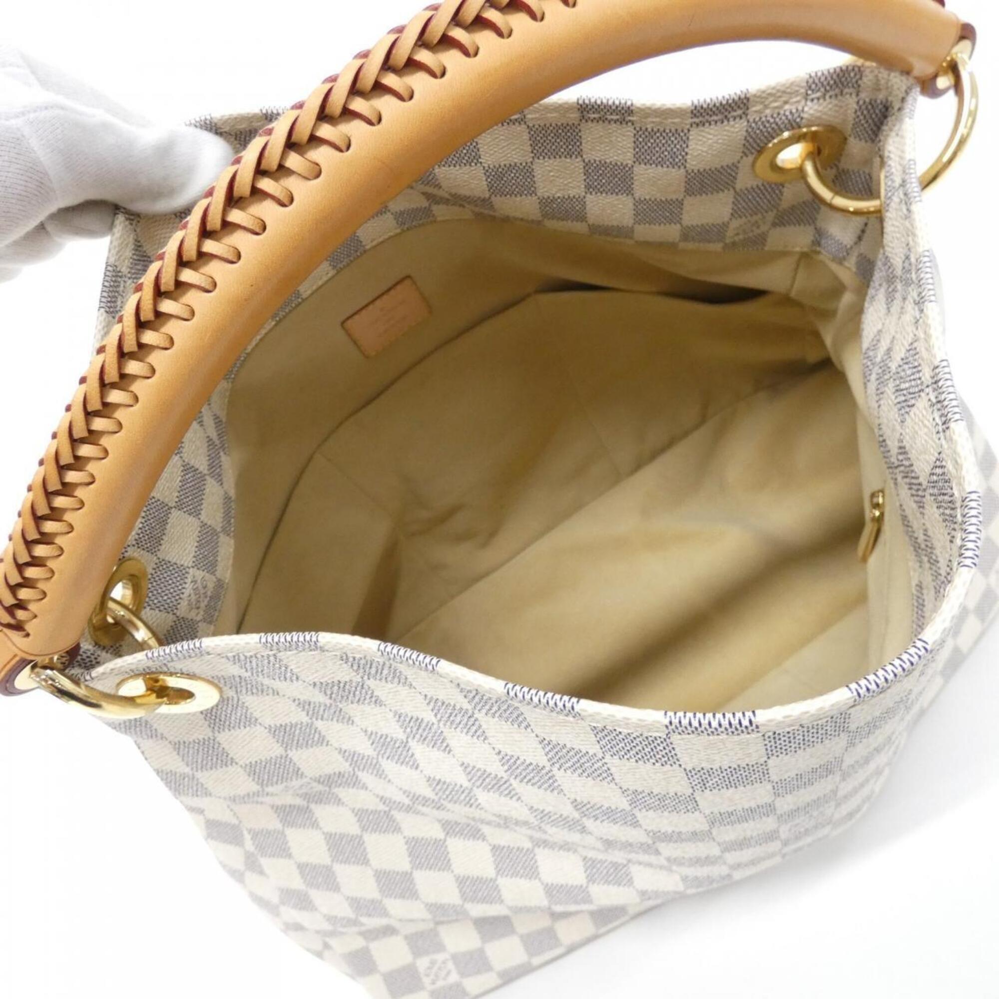 Louis Vuitton Azur Coated Canvas Shoulder Bag (Pre-Owned)