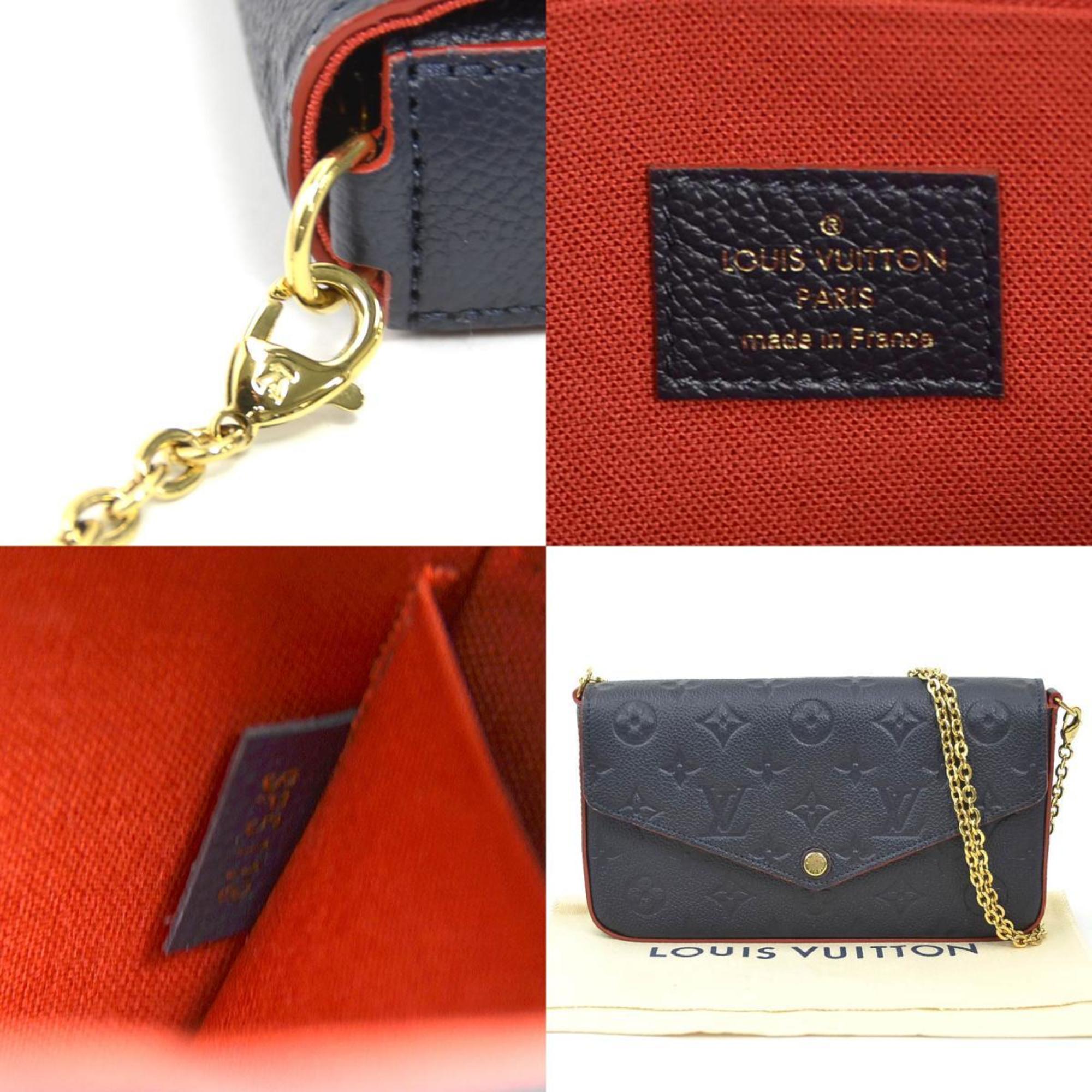 Louis Vuitton Navy Monogram Empreinte Pochette Shoulder Bag (Pre-Owned)
