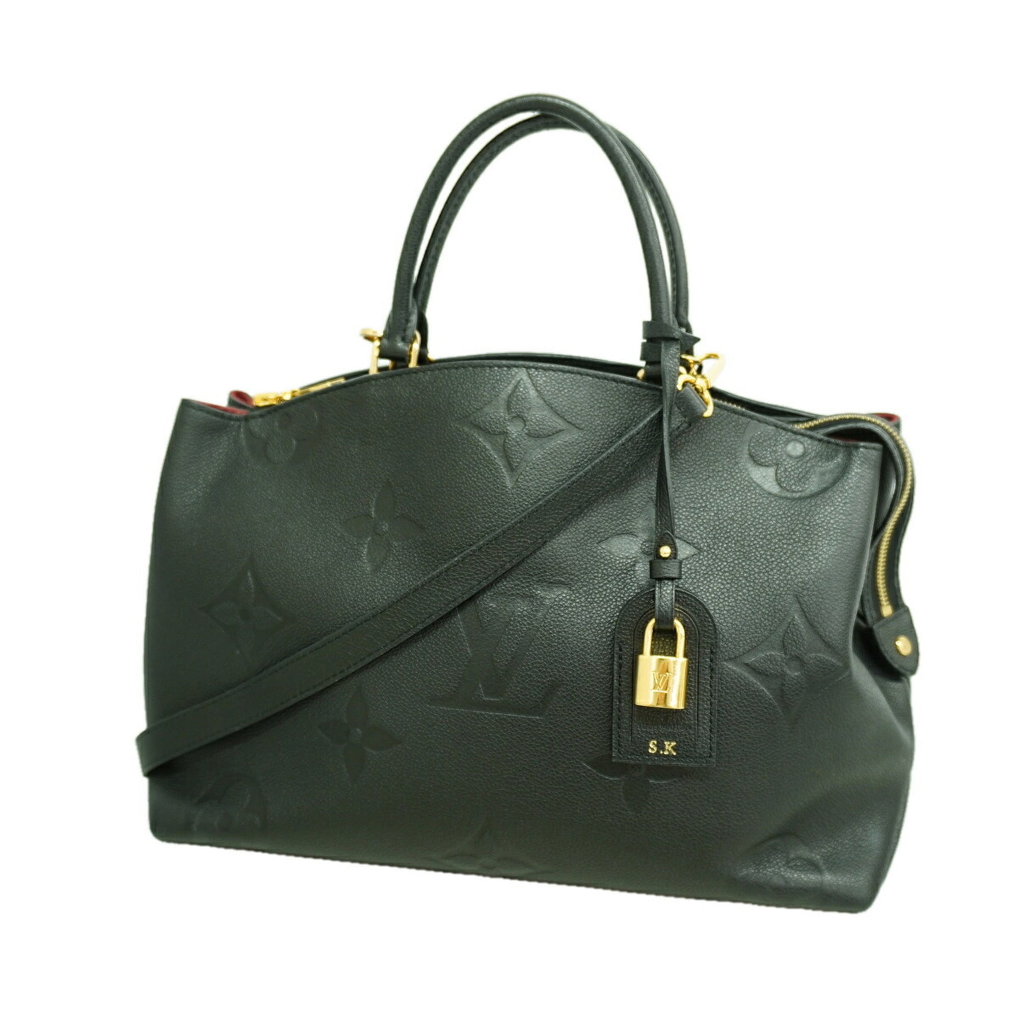 Louis Vuitton Noir Handbag (Pre-Owned)