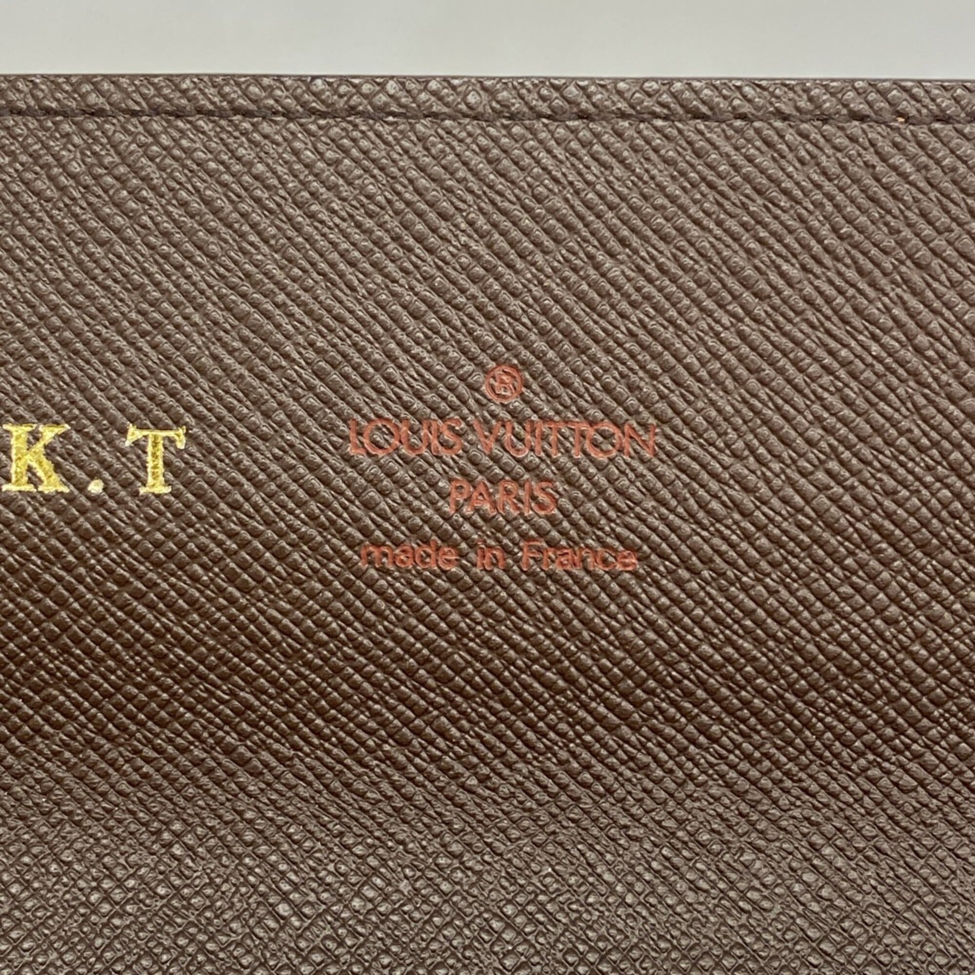 Louis Vuitton Ebene Long Wallet (Bi-Fold) (Pre-Owned)