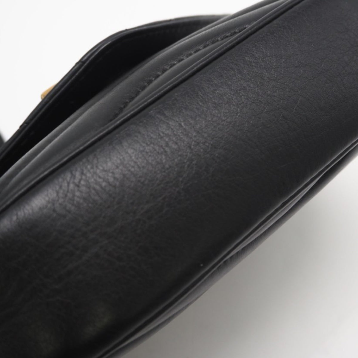Louis Vuitton Black Leather Pochette Shoulder Bag (Pre-Owned)