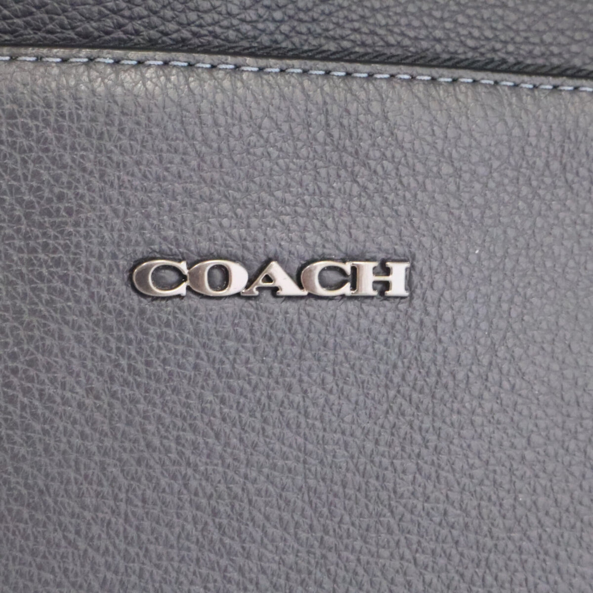 Coach Navy Leather Backpack (Pre-Owned)