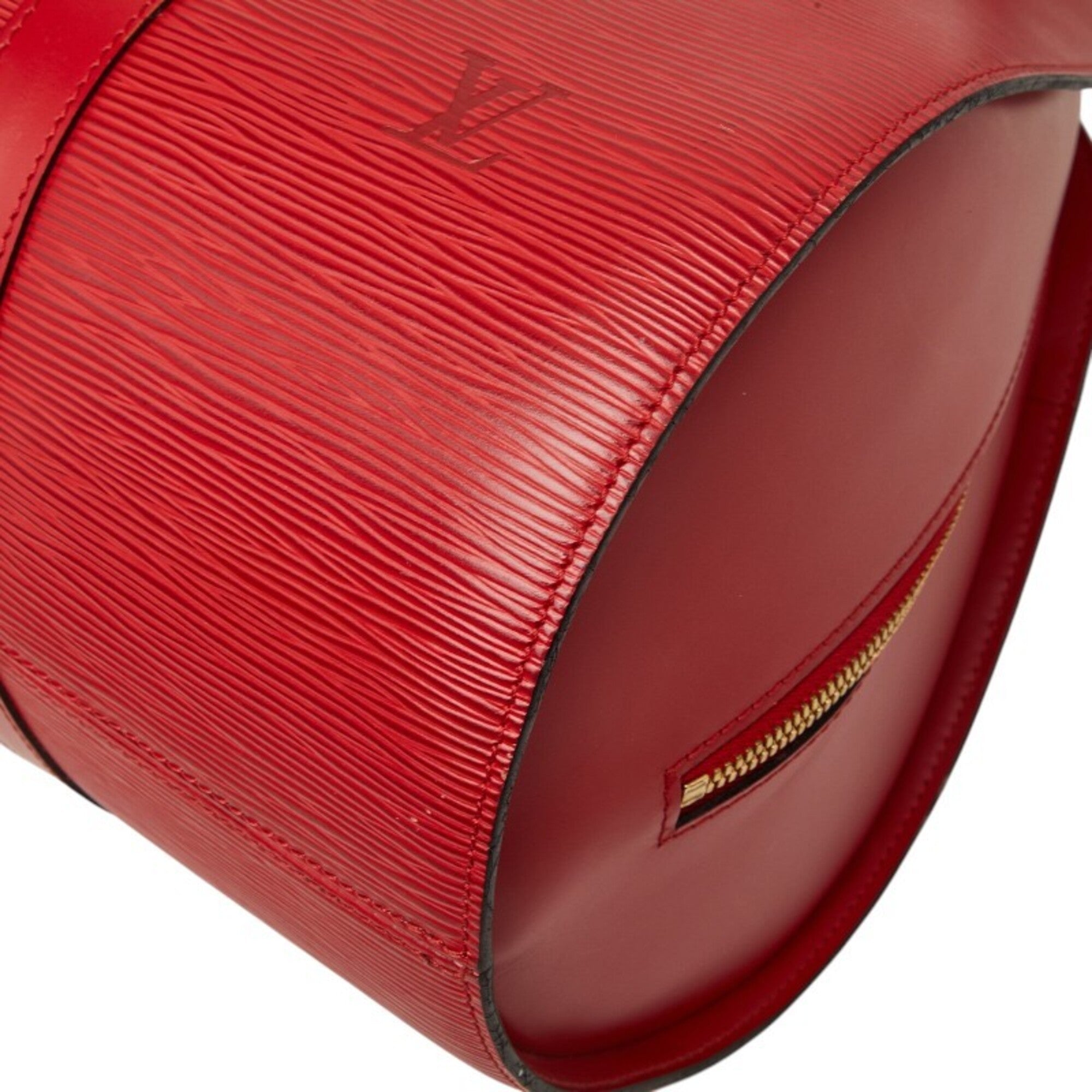 Louis Vuitton Epi Castilian Red Leather Boston Bag Shoulder Bag (Pre-Owned)