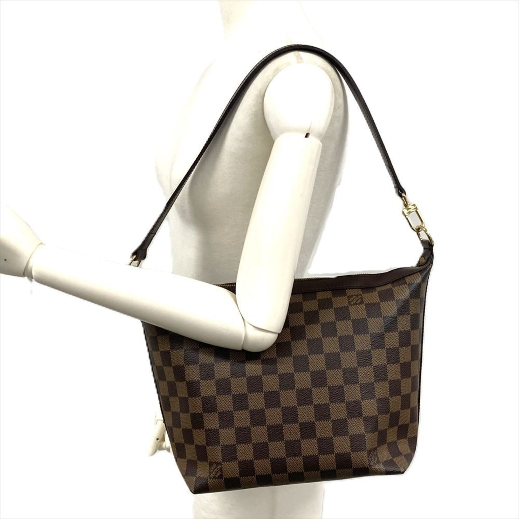 Louis Vuitton Brown Damier Canvas Ebene Damier Canvas Shoulder Bag (Pre-Owned)