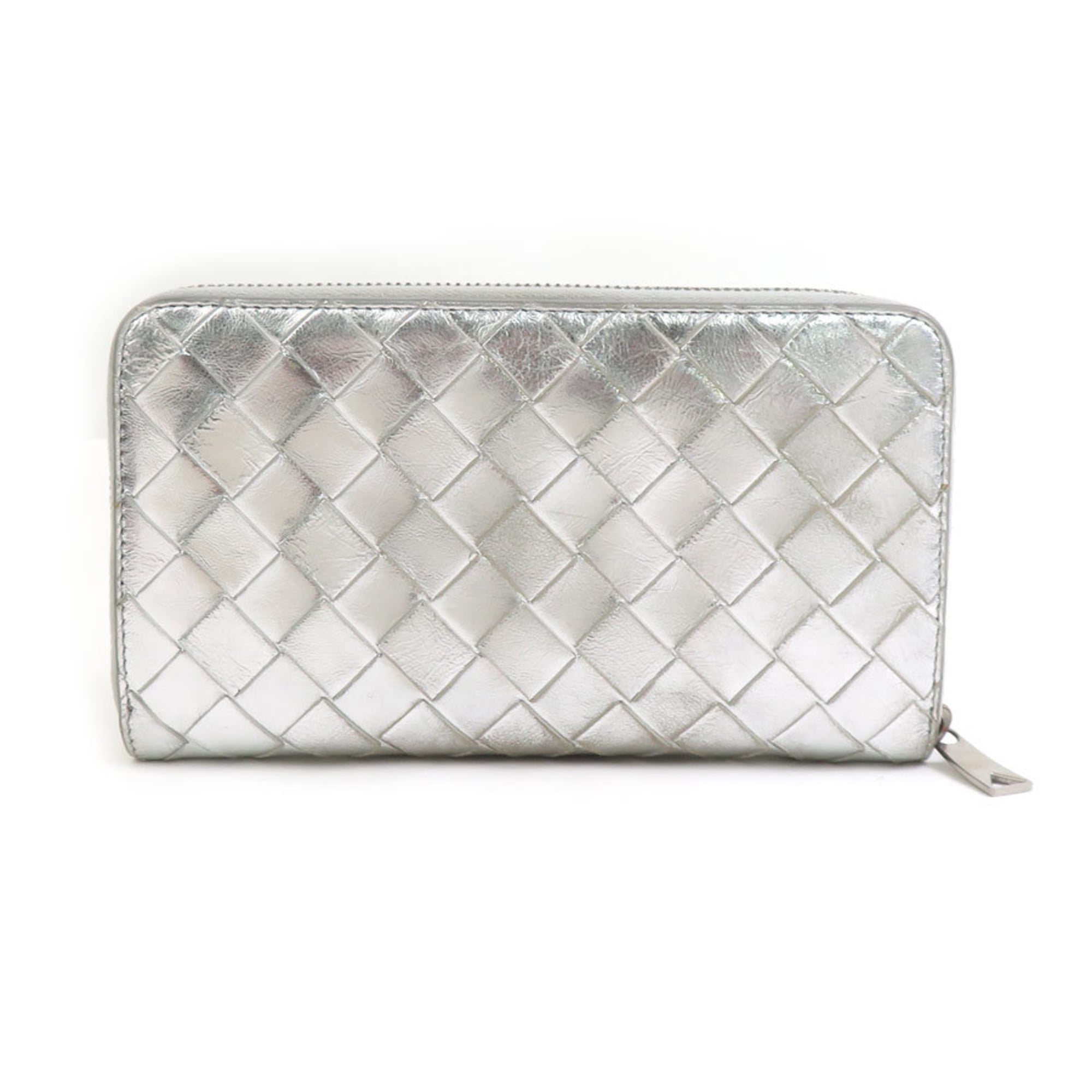 Bottega Veneta Leather Long Wallet (Bi-Fold) (Pre-Owned)