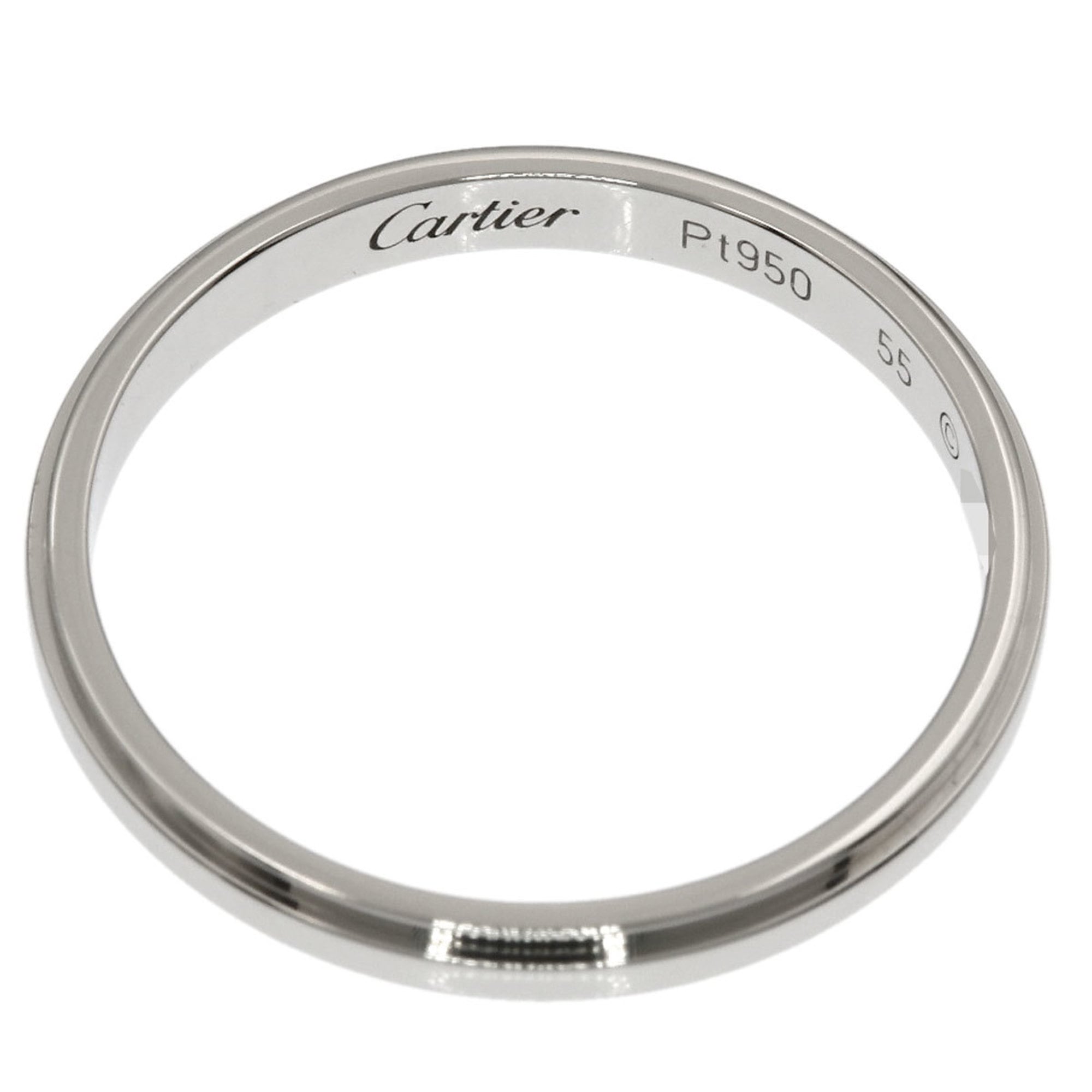 Cartier Platinum 950 Band Ring (Pre-Owned)