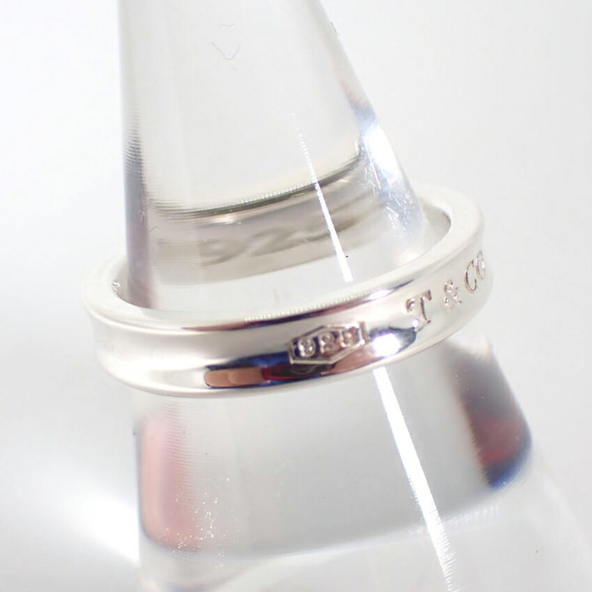 Tiffany Sterling Silver 925 Band Ring (Pre-Owned)