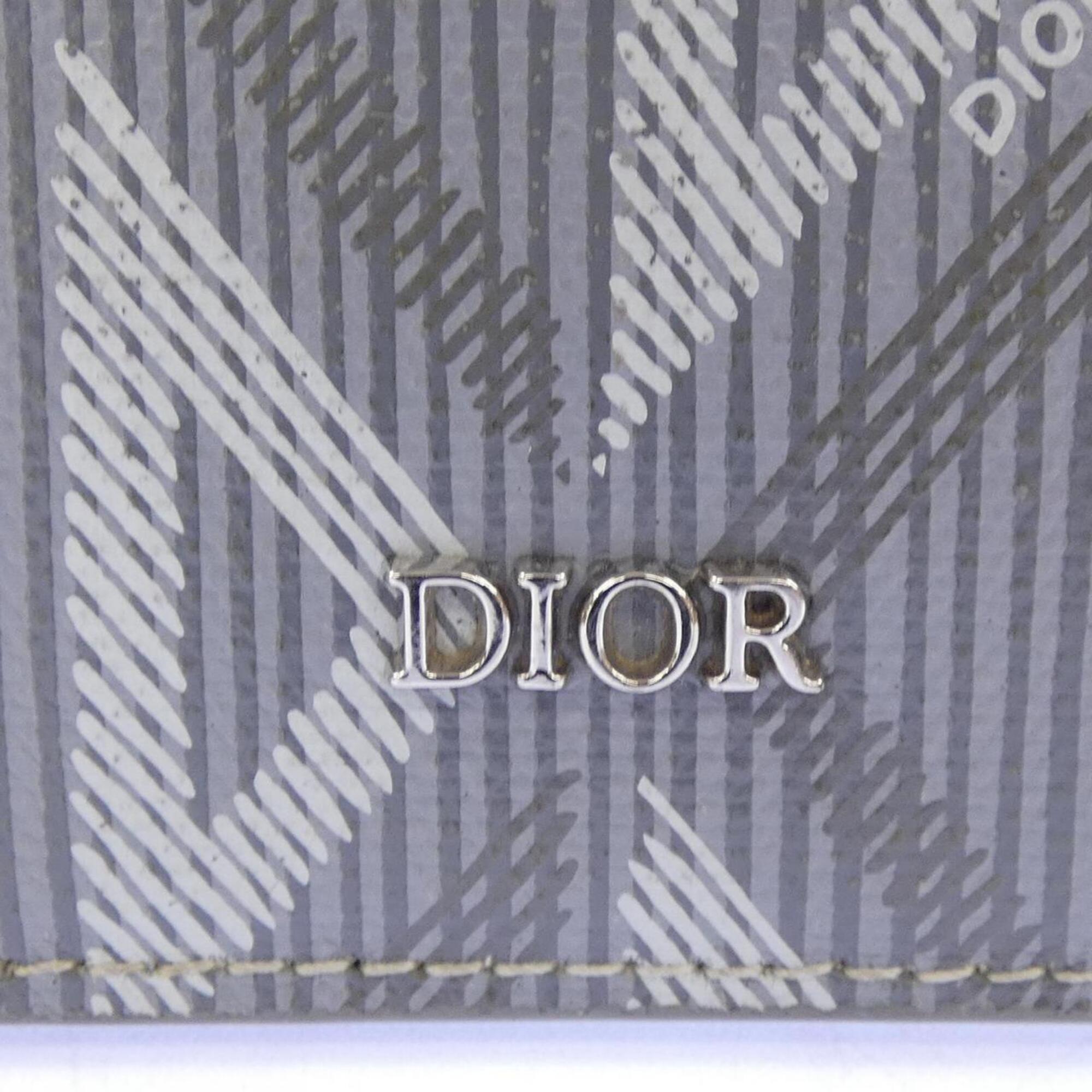Christian Dior Gray Bill Wallet (Bi-Fold) (Pre-Owned)