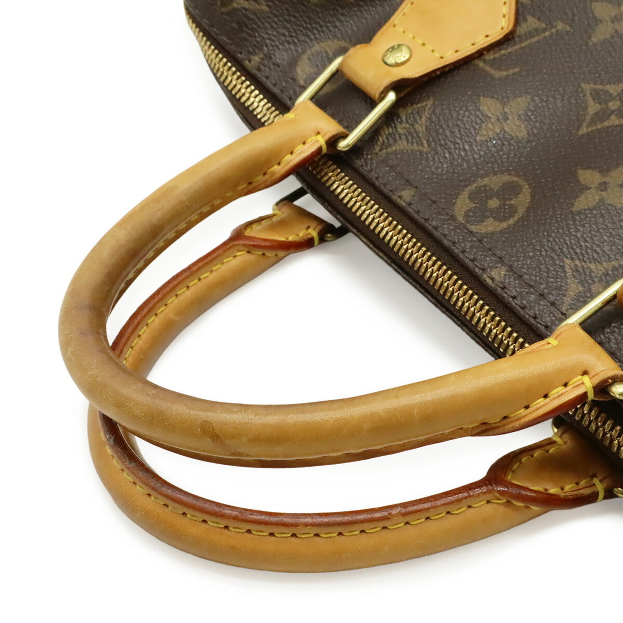 Louis Vuitton Brown Monogram Canvas Pvc Coated Canvas Boston Bag Handbag Shoulder Bag (Pre-Owned)