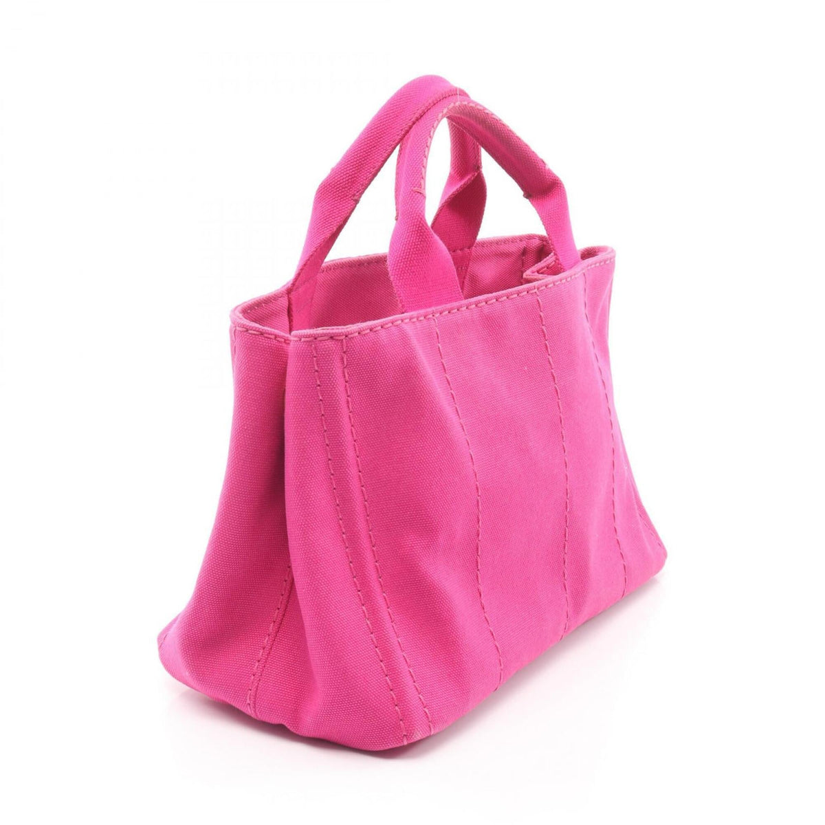 Prada Pink Canvas Handbag (Pre-Owned)