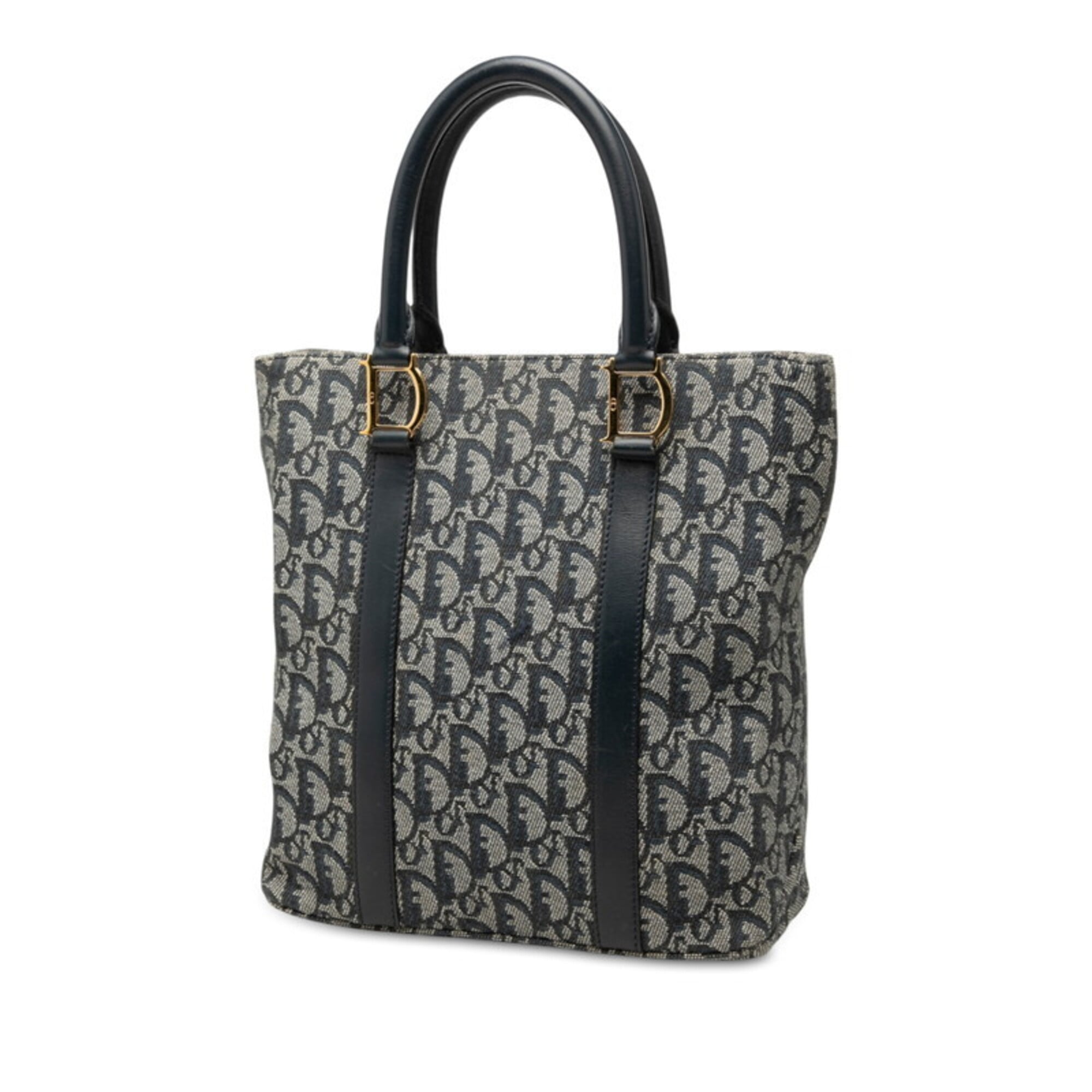 Christian Dior Navy Trotter Handbag (Pre-Owned)