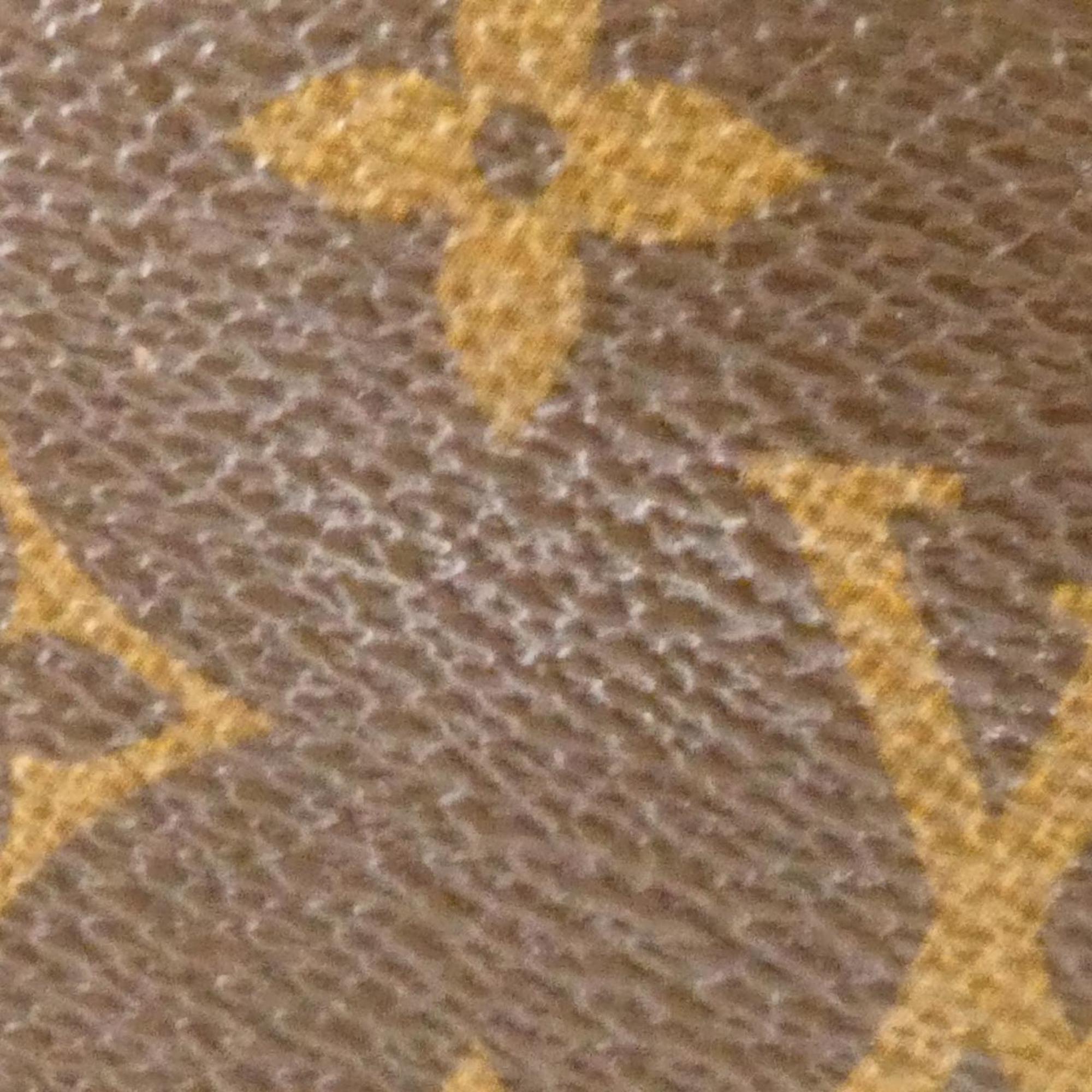 Louis Vuitton Fuchsia Marron Coated Canvas Handbag (Pre-Owned)