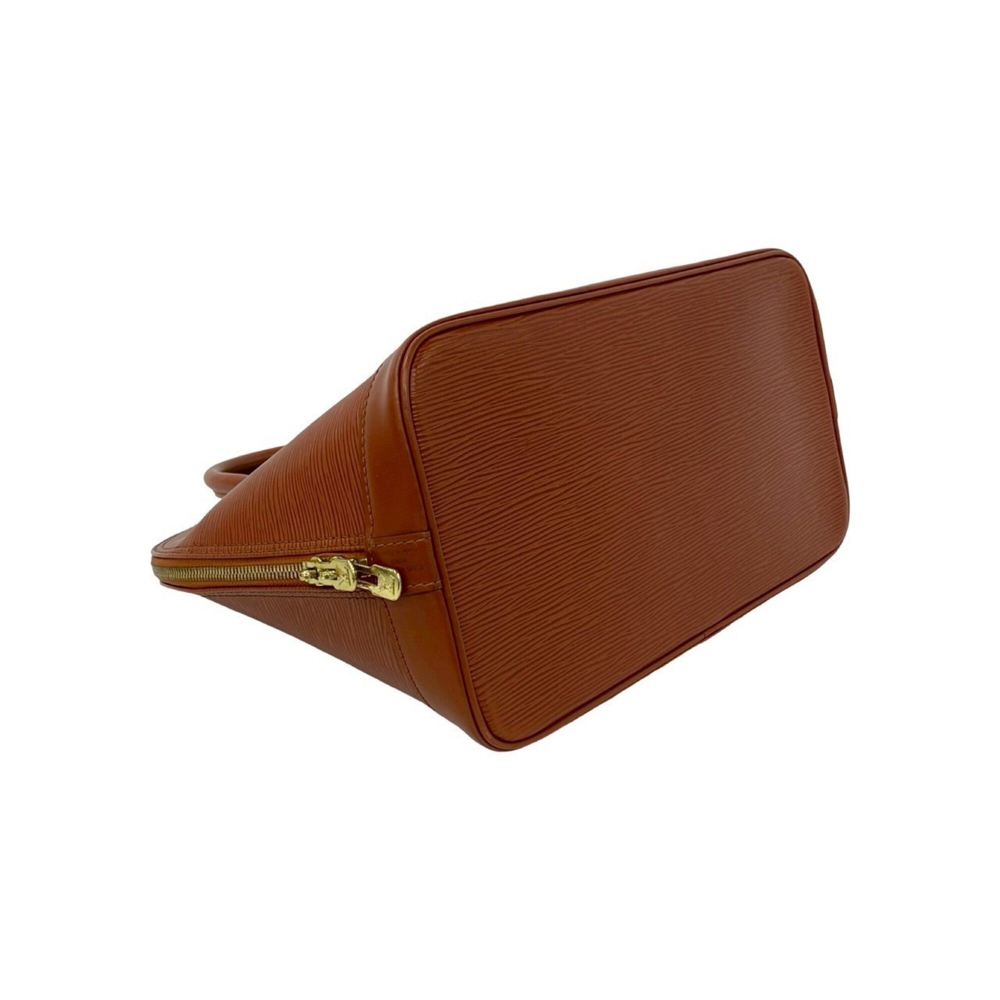 Louis Vuitton Brown Leather Boston Bag Handbag (Pre-Owned)