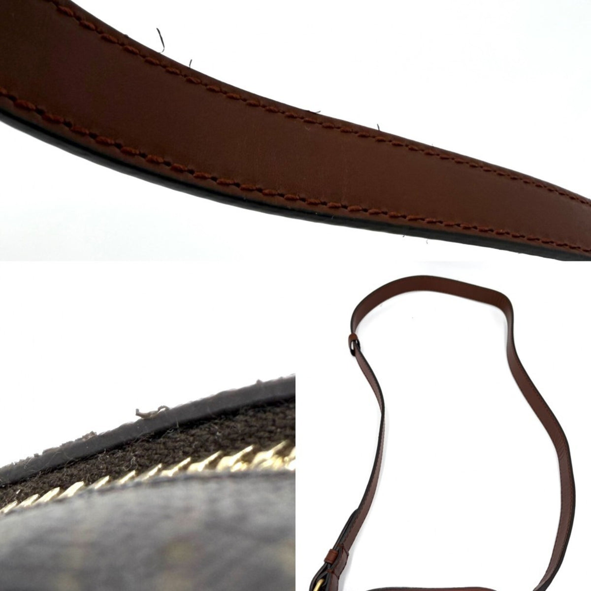 Saint Laurent Brown Leather Shoulder Bag (Pre-Owned)