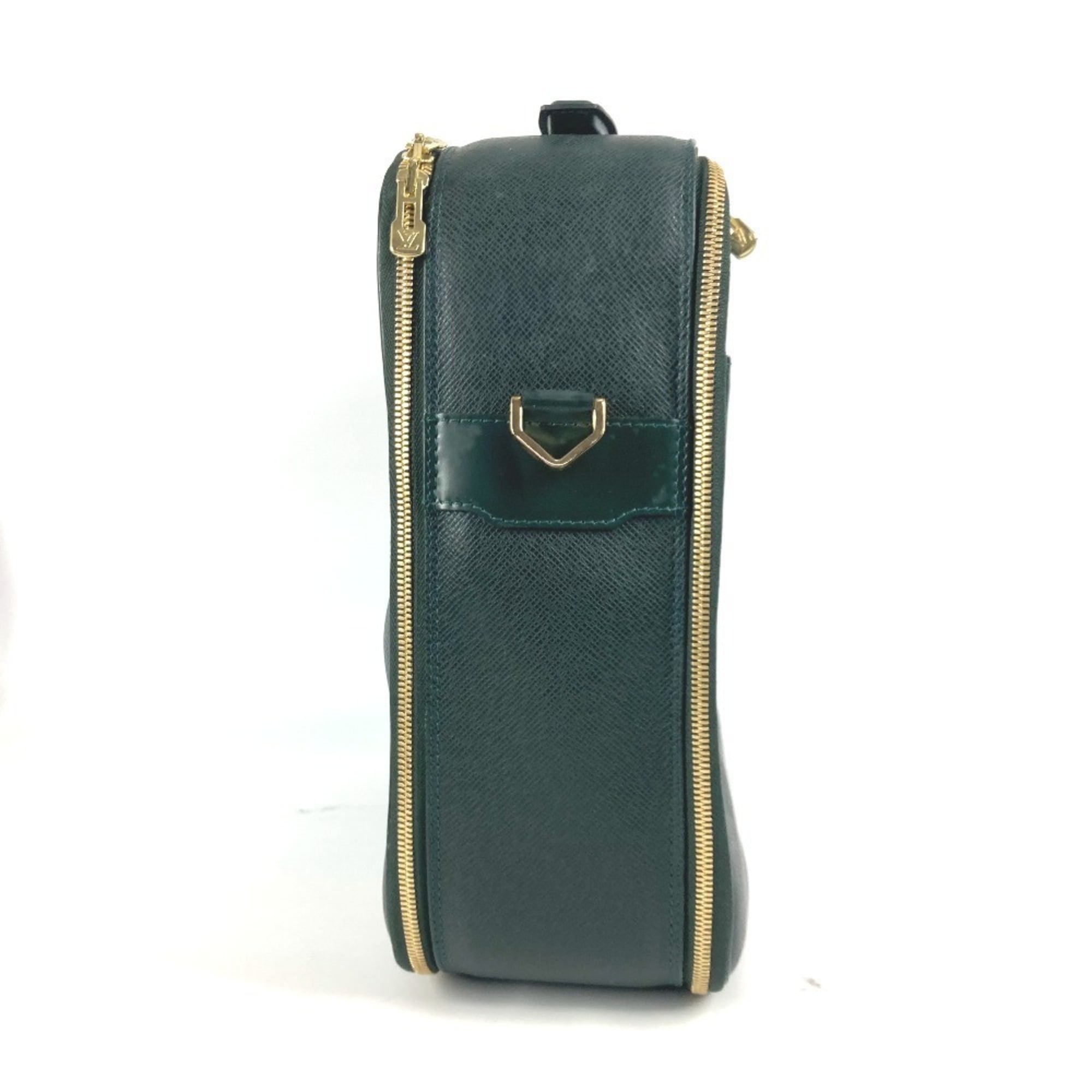 Louis Vuitton Episea Khaki Taiga Leather Handbag Shoulder Bag (Pre-Owned)