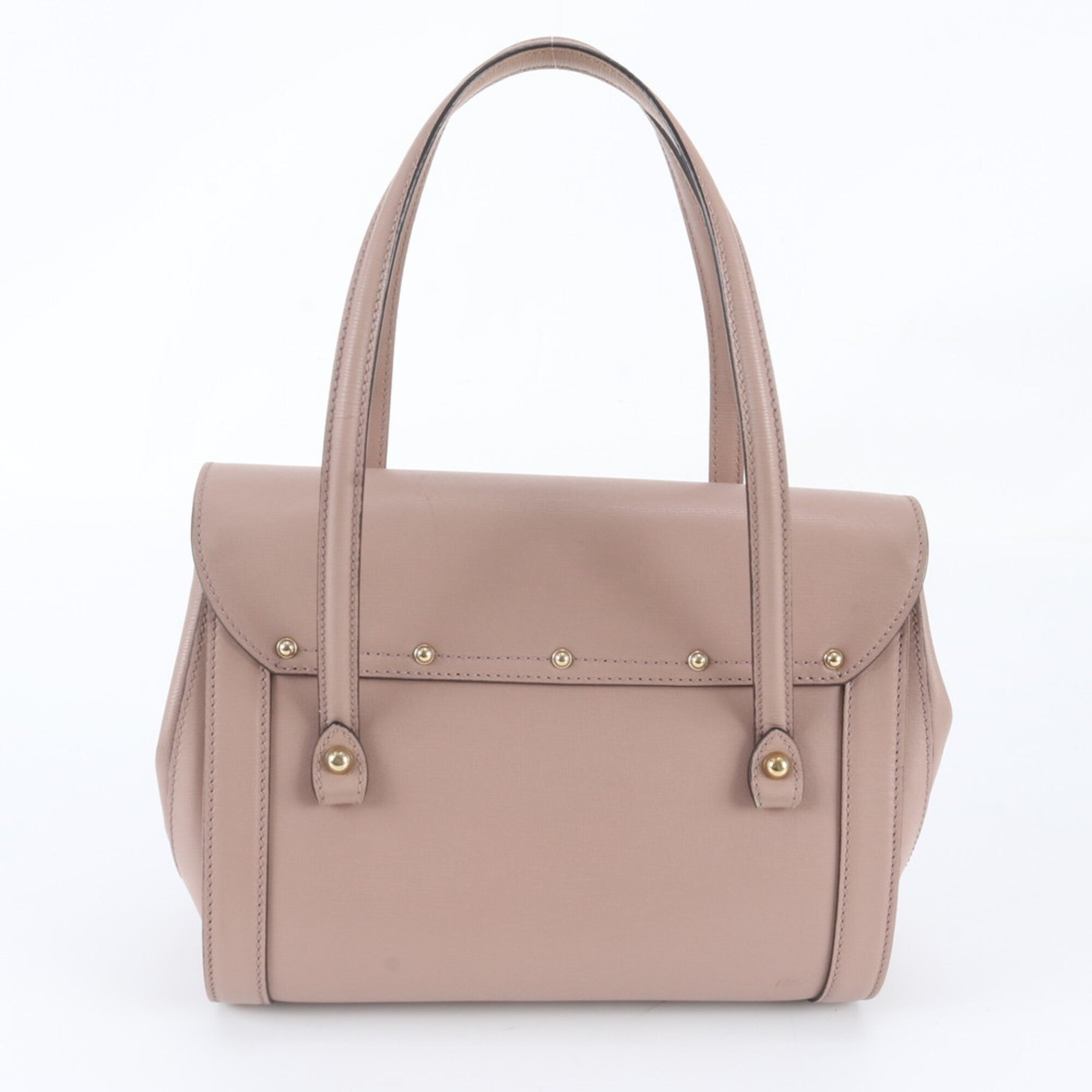 Gucci Pink Leather Handbag Tote Bag (Pre-Owned)