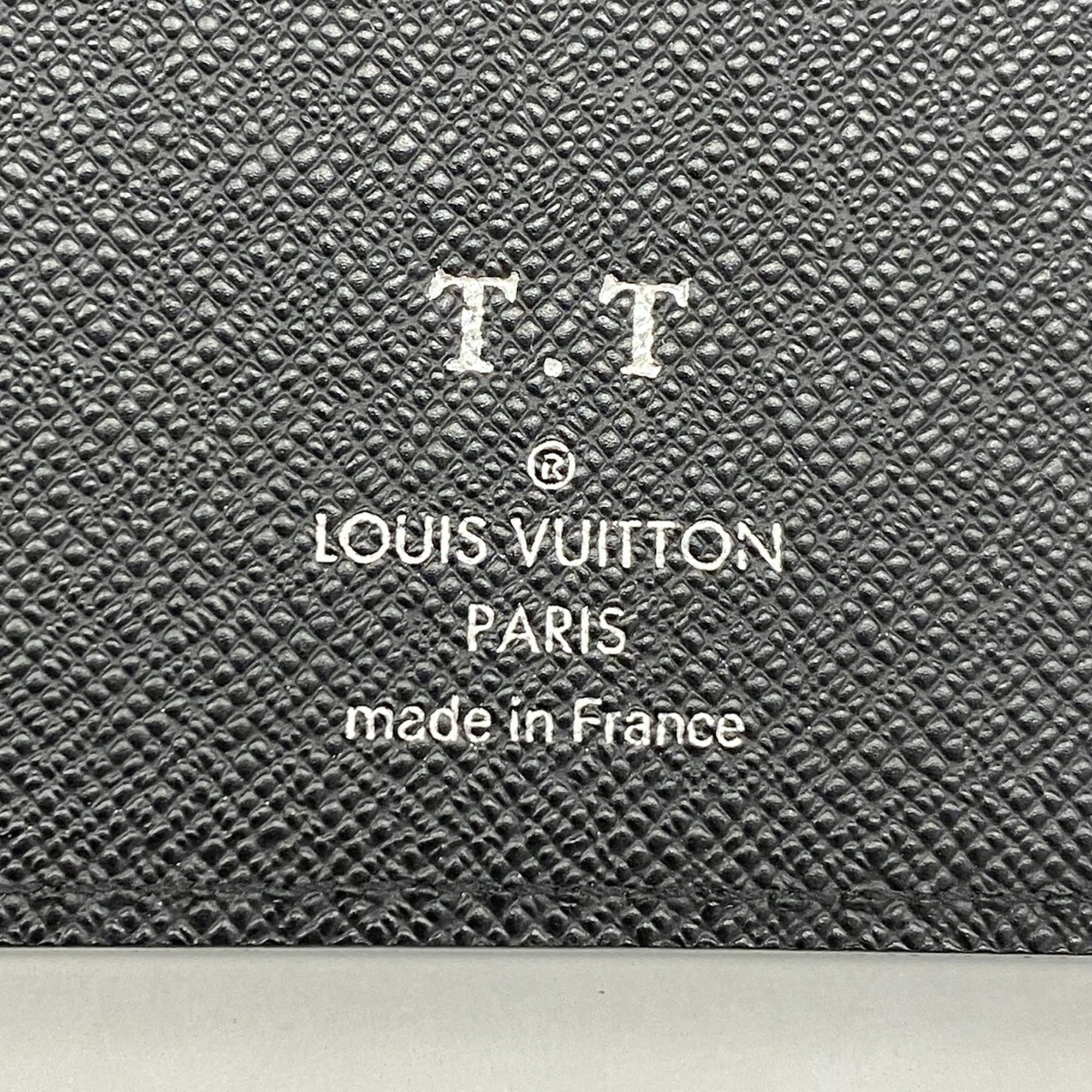 Louis Vuitton Noir Long Wallet (Bi-Fold) (Pre-Owned)