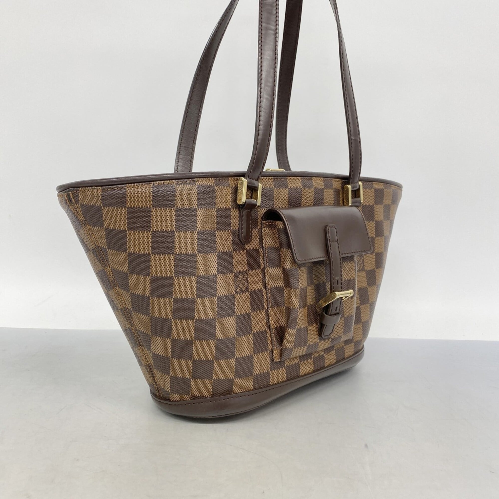 Louis Vuitton Ebene Handbag (Pre-Owned)