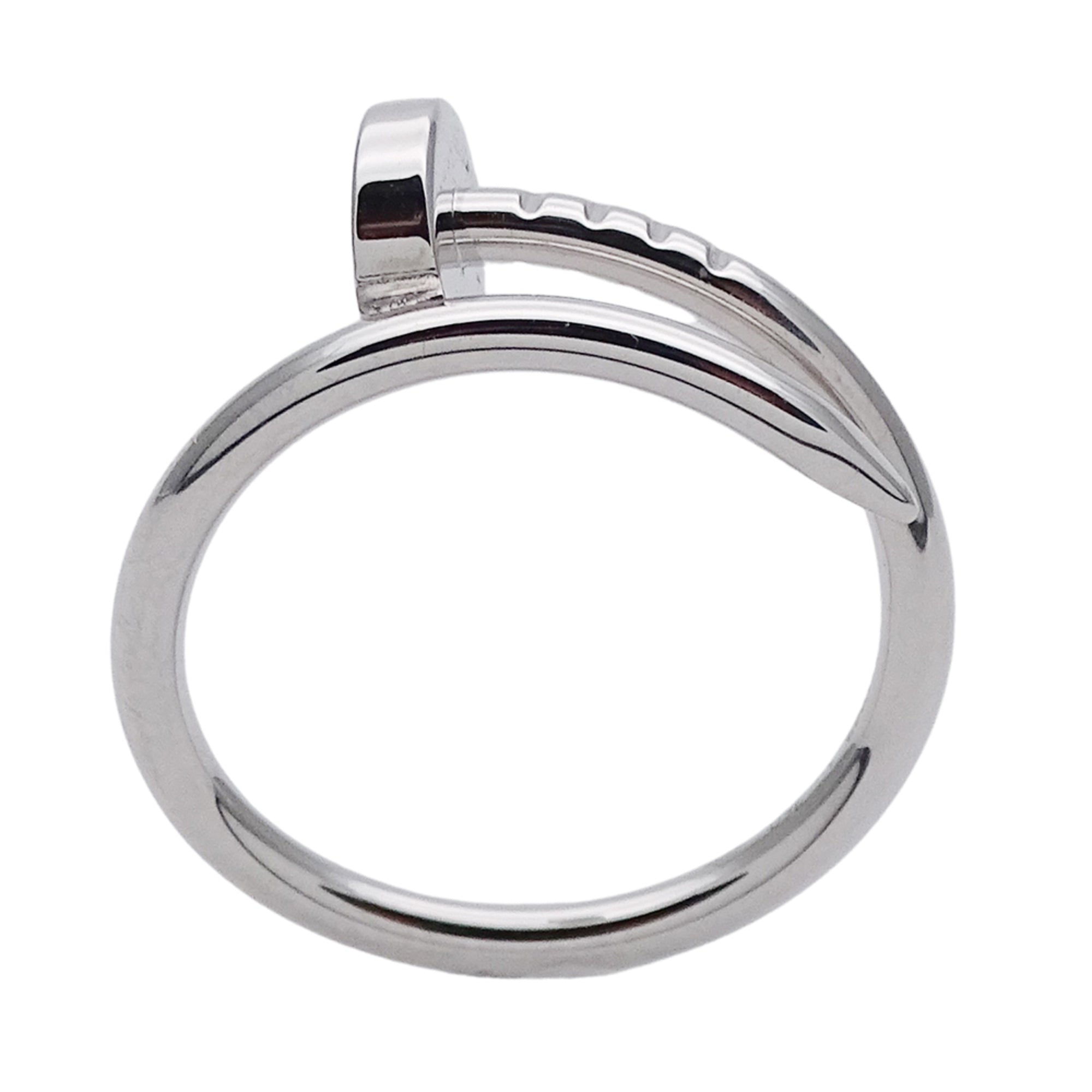 Cartier White Gold White Gold (18K) Band Ring (Pre-Owned)
