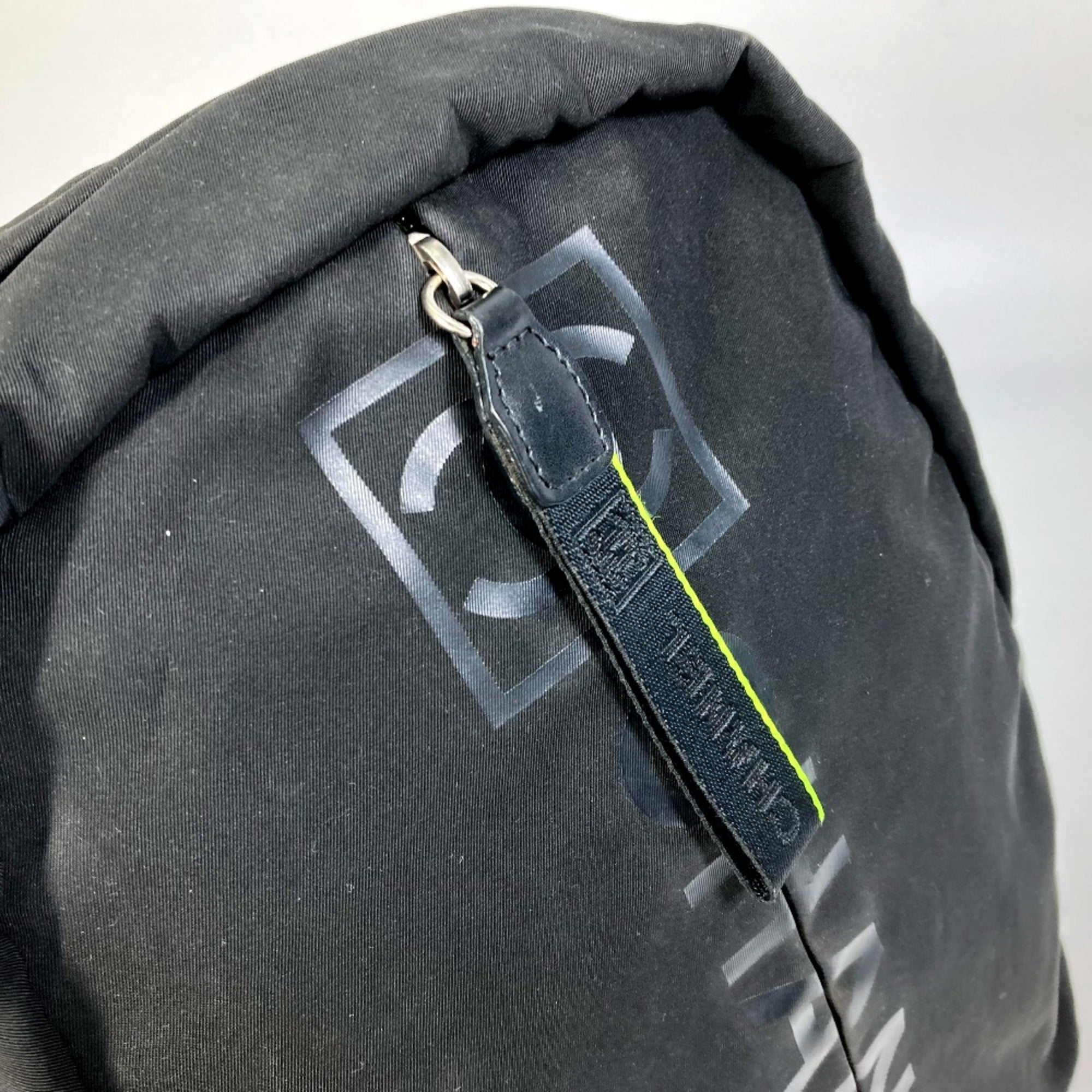 Chanel Black Cloth Backpack (Pre-Owned)