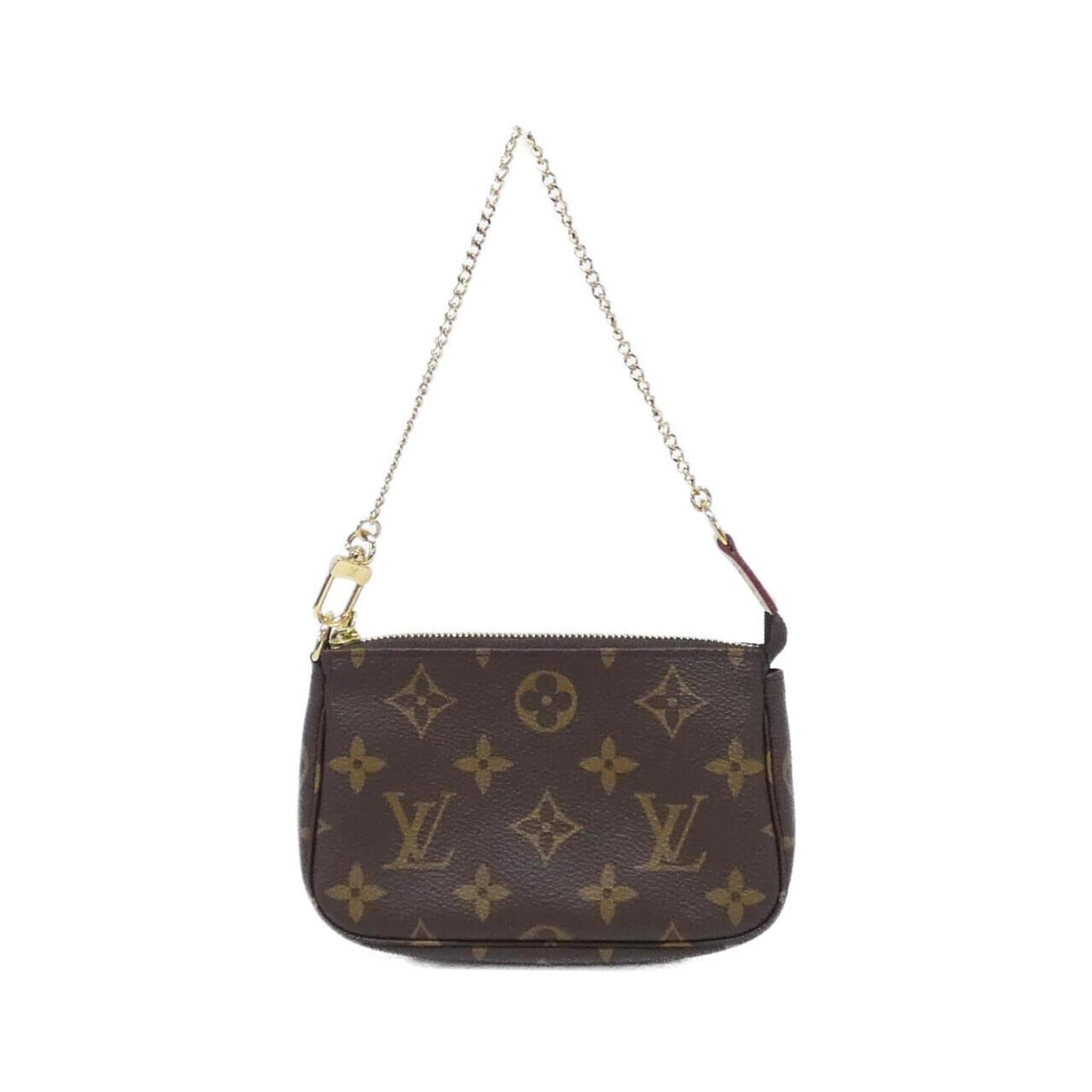 Louis Vuitton Brown Coated Canvas Pochette Pouch (Pre-Owned)